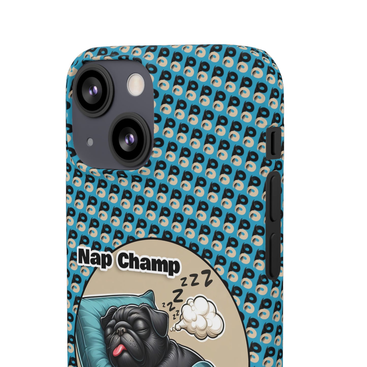 P&B Pug Life Edition: Nap Champ - Snap Case Blue