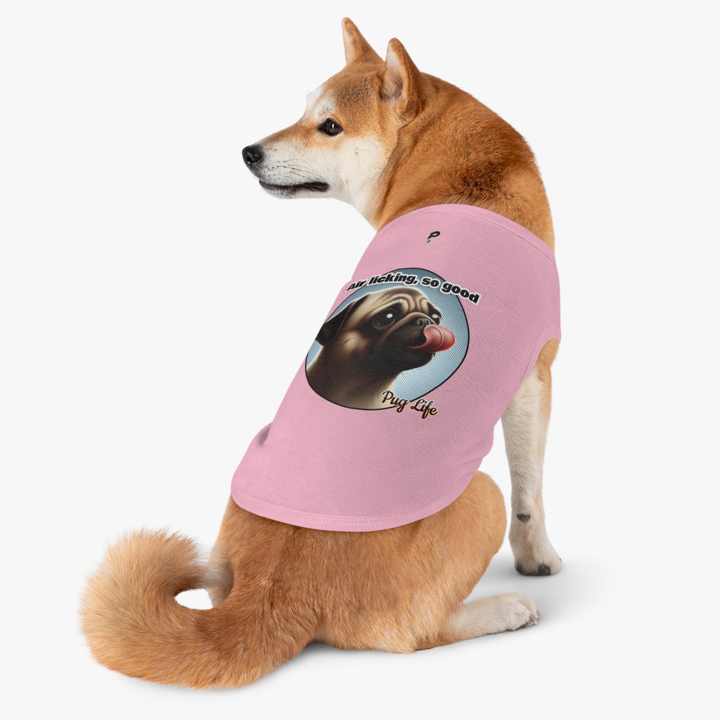 P&B Pug Life Edition Tank Top: Air Licking