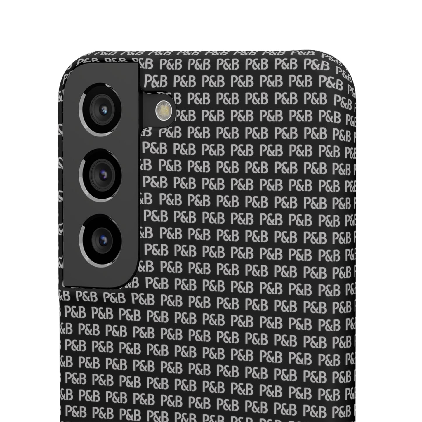 P&B Black pattern - Snap Case