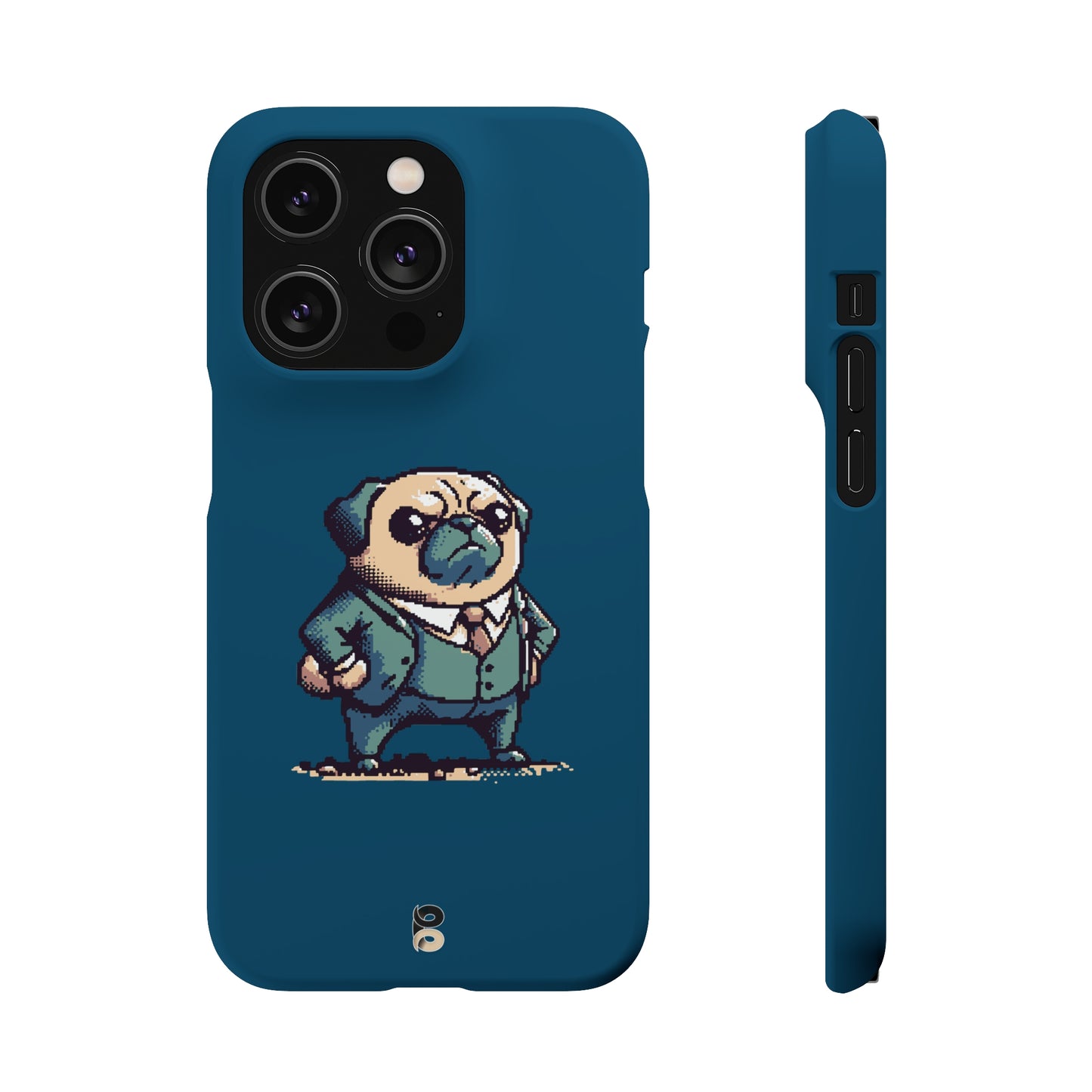 P&B Angry Boss Pug - Snap Case