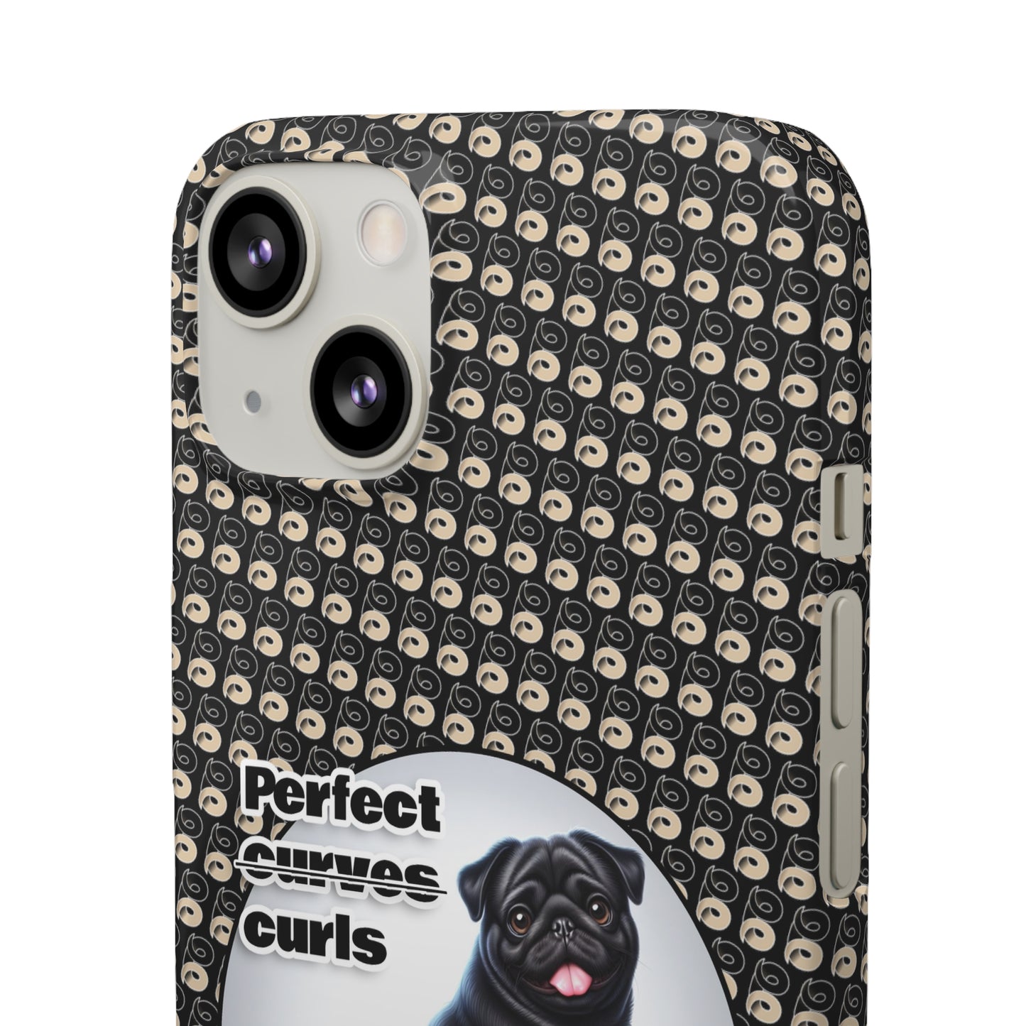 P&B Pug Life Edition: Perfect Curls - Snap Case Black