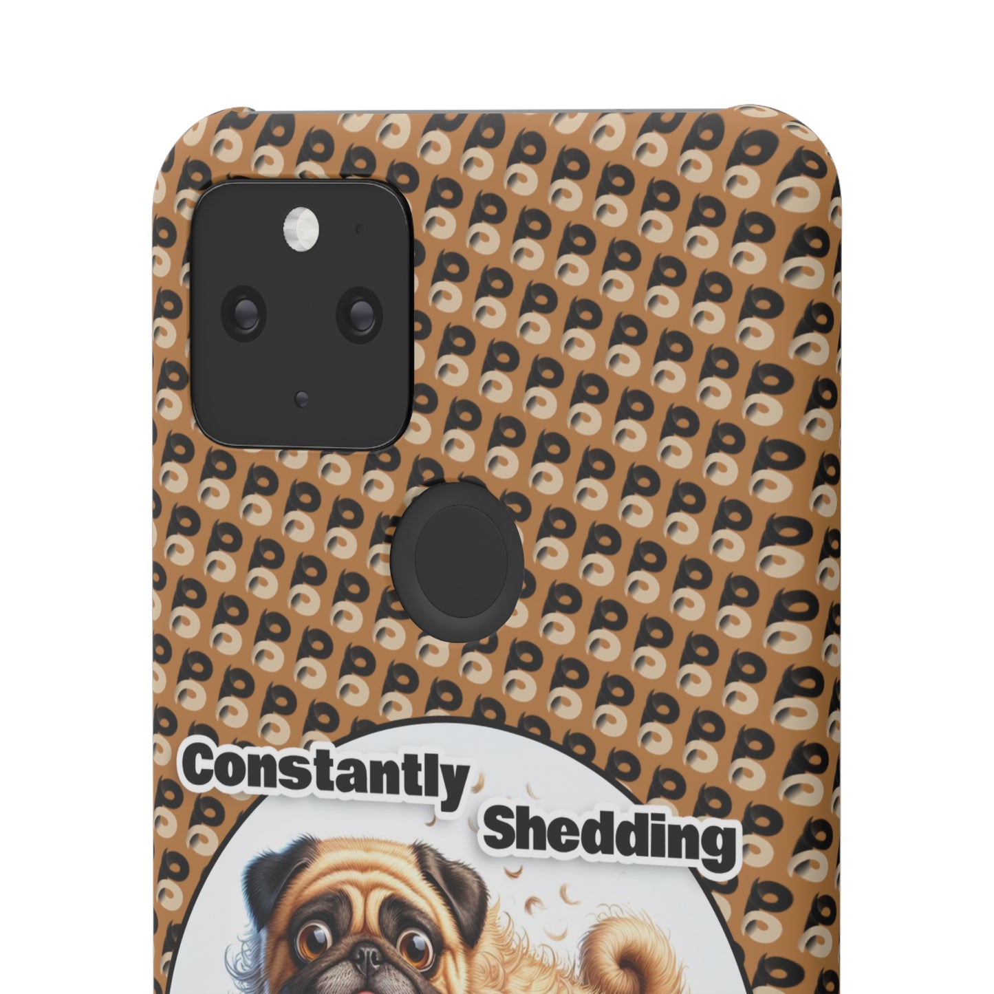 P&B Pug Life Edition: Constantly Shedding - Snap Case Brown