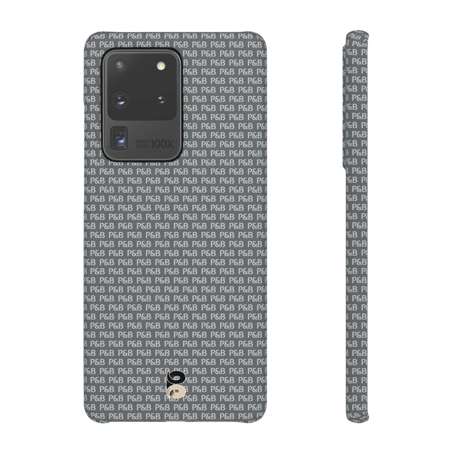 P&B Dark gray pattern - Snap Case