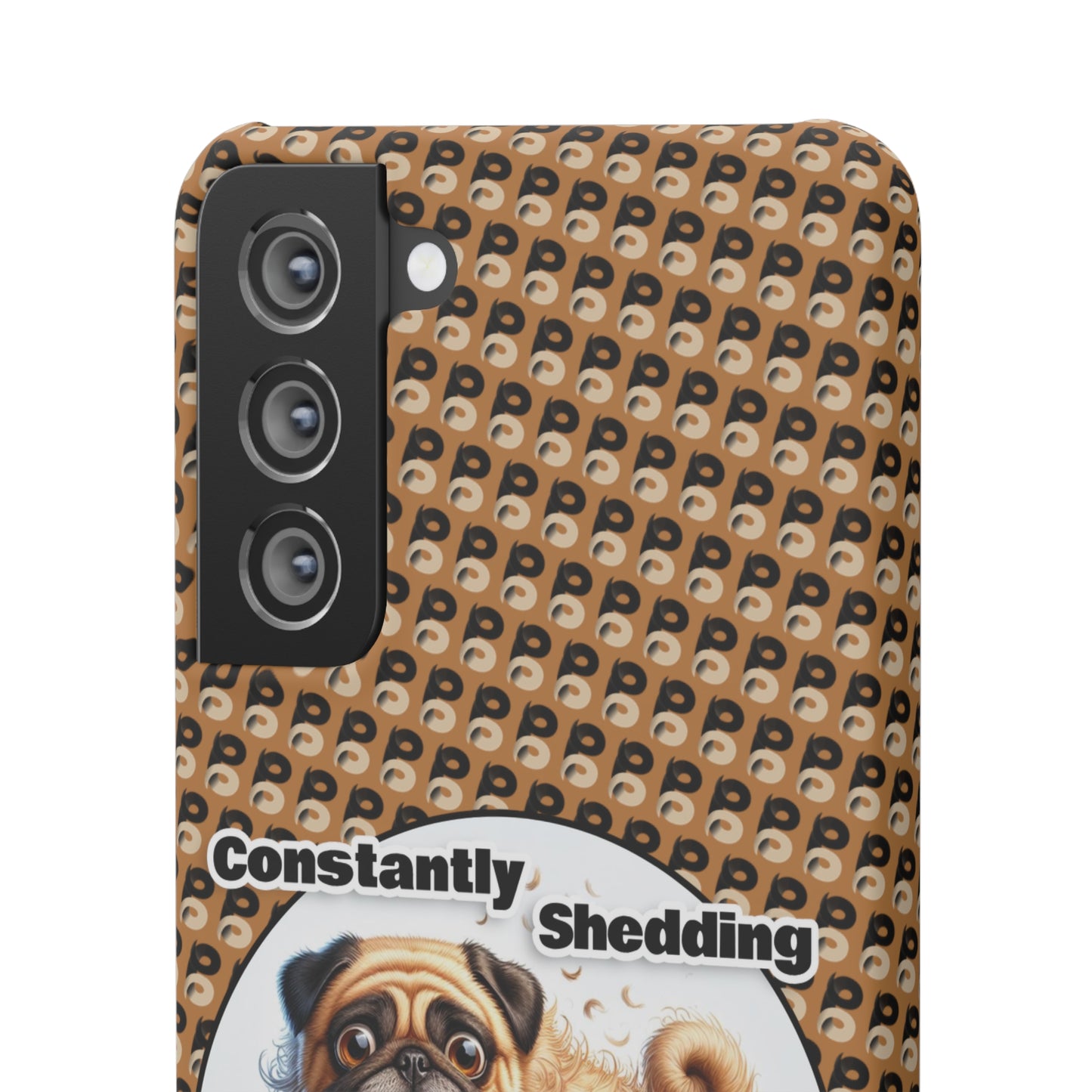 P&B Pug Life Edition: Constantly Shedding - Snap Case Brown