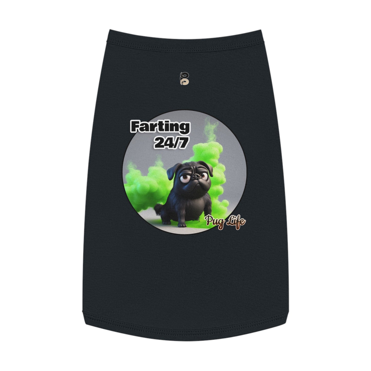 P&B Pug Life Edition Tank Top: Farting 24/7