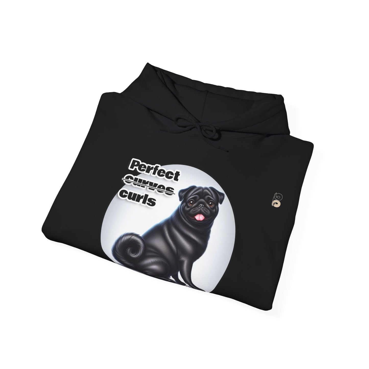 P&B Pug Life: Perfect Curls - Unisex Hooded Sweatshirt