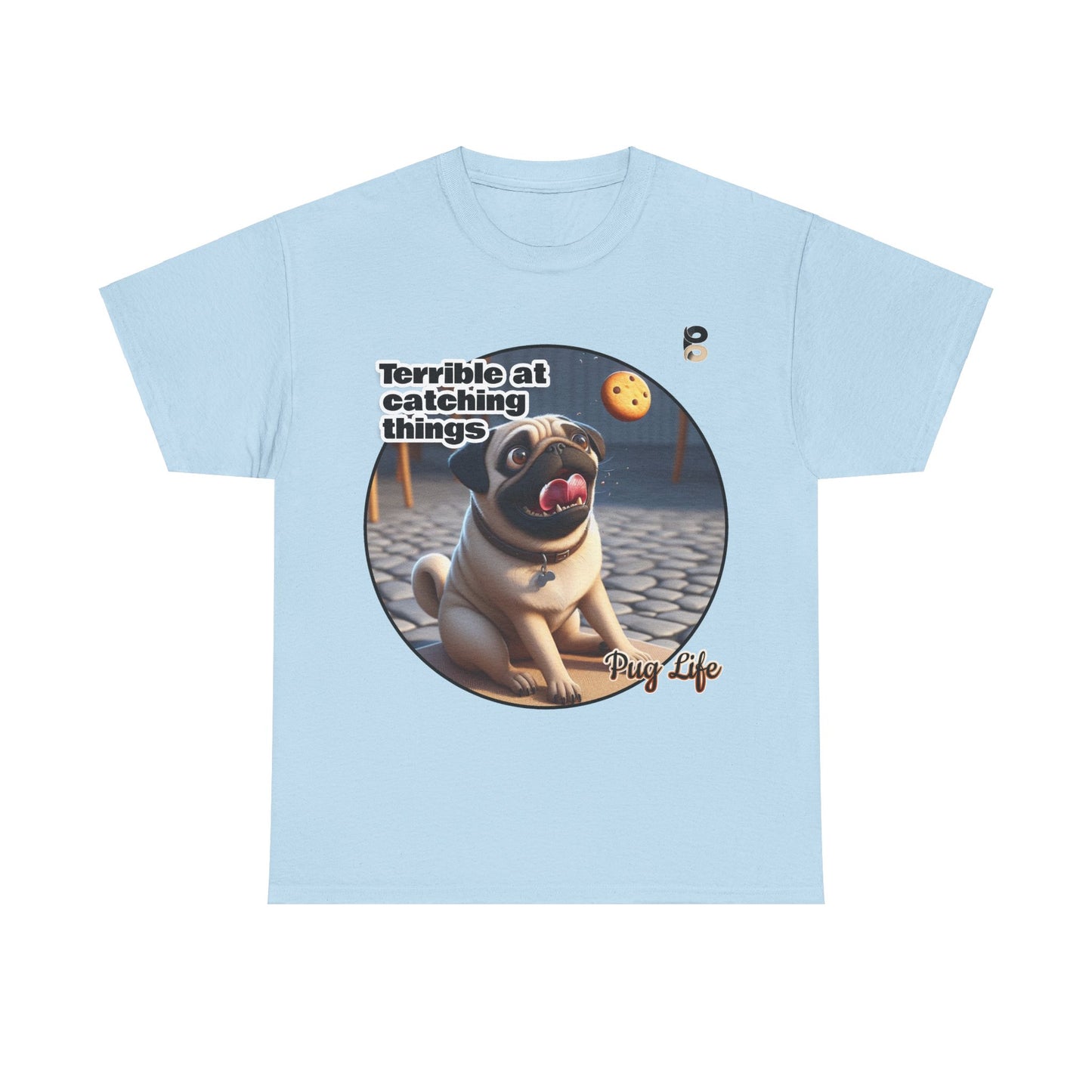 P&B Pug Life Edition: Terrible at Catching - Cotton Tee - Unisex