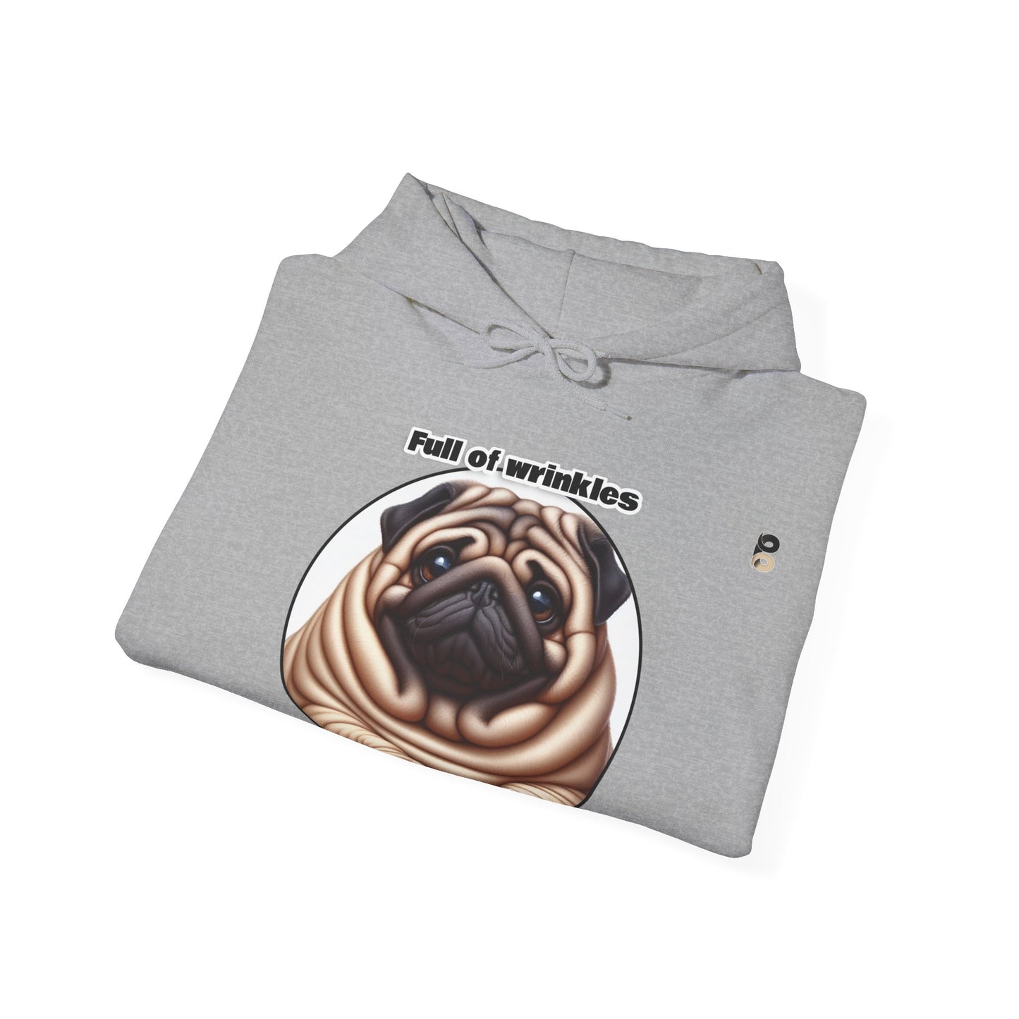 P&B Pug Life: Full of Wrinkles - Unisex Hooded Sweatshirt