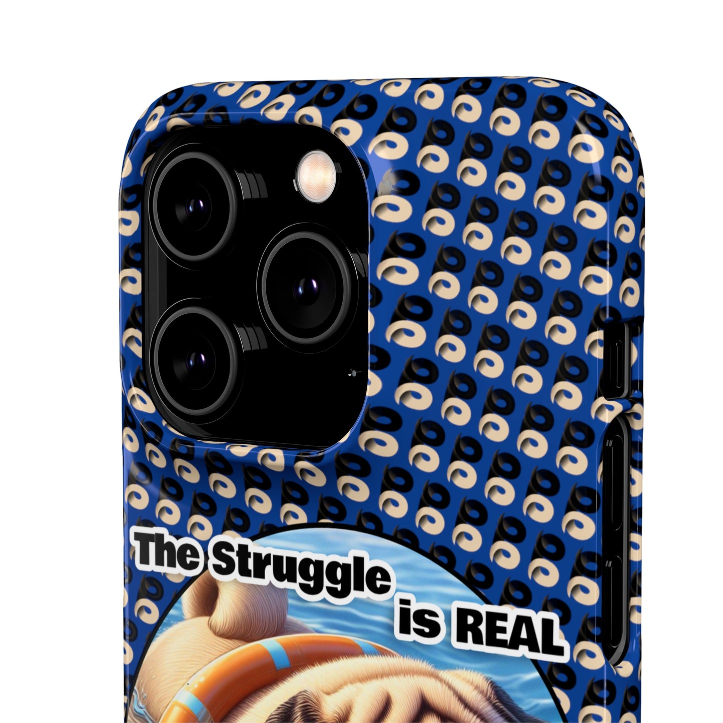 P&B Pug Life Edition: The Struggle - Snap Case Navy Blue