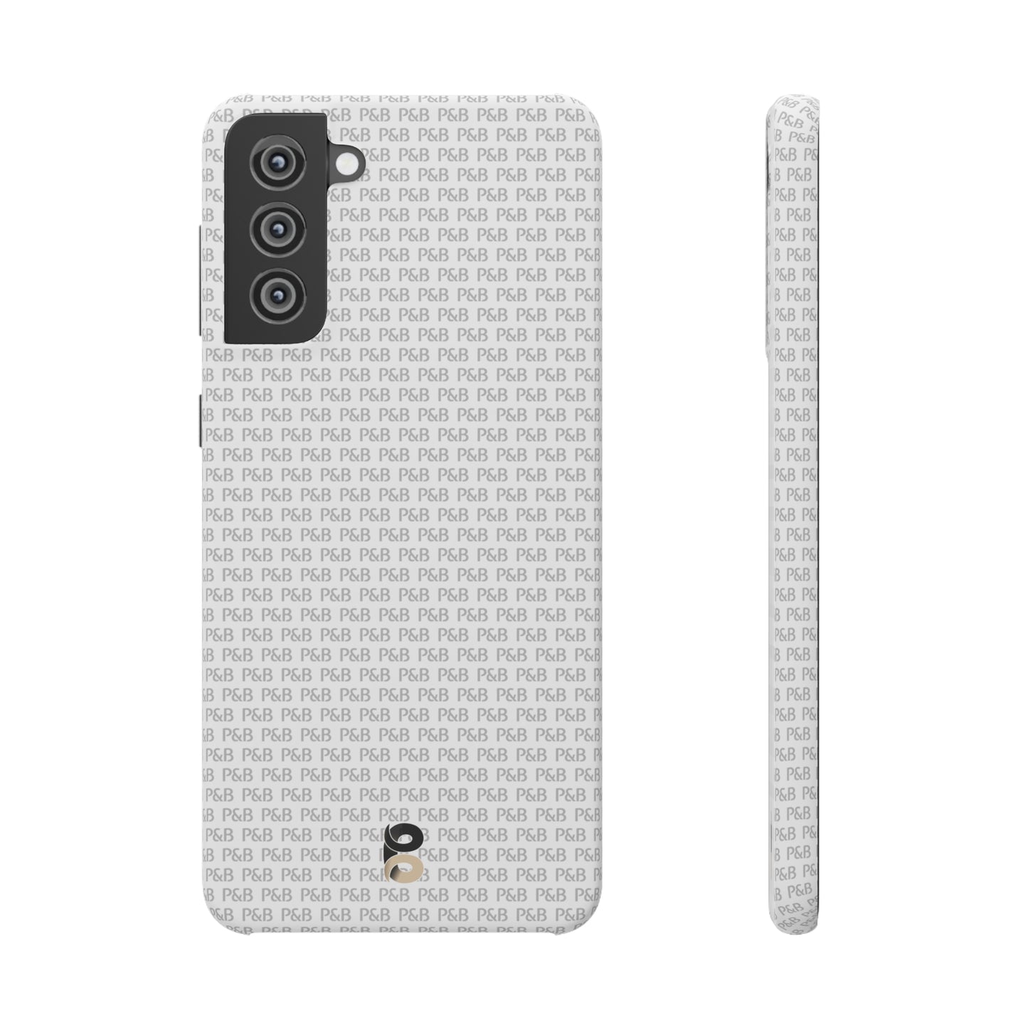 P&B White pattern - Snap Case