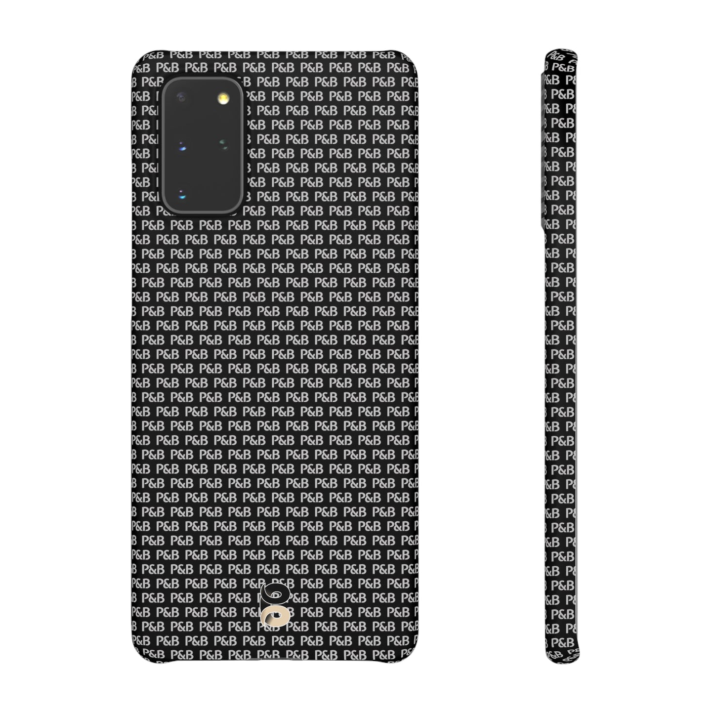 P&B Black pattern - Snap Case