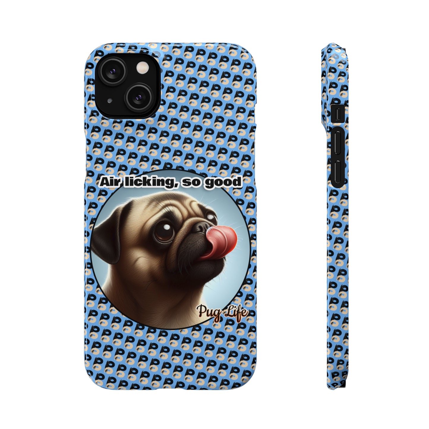 P&B Pug Life Edition: Air Licking - Snap Case Light Blue