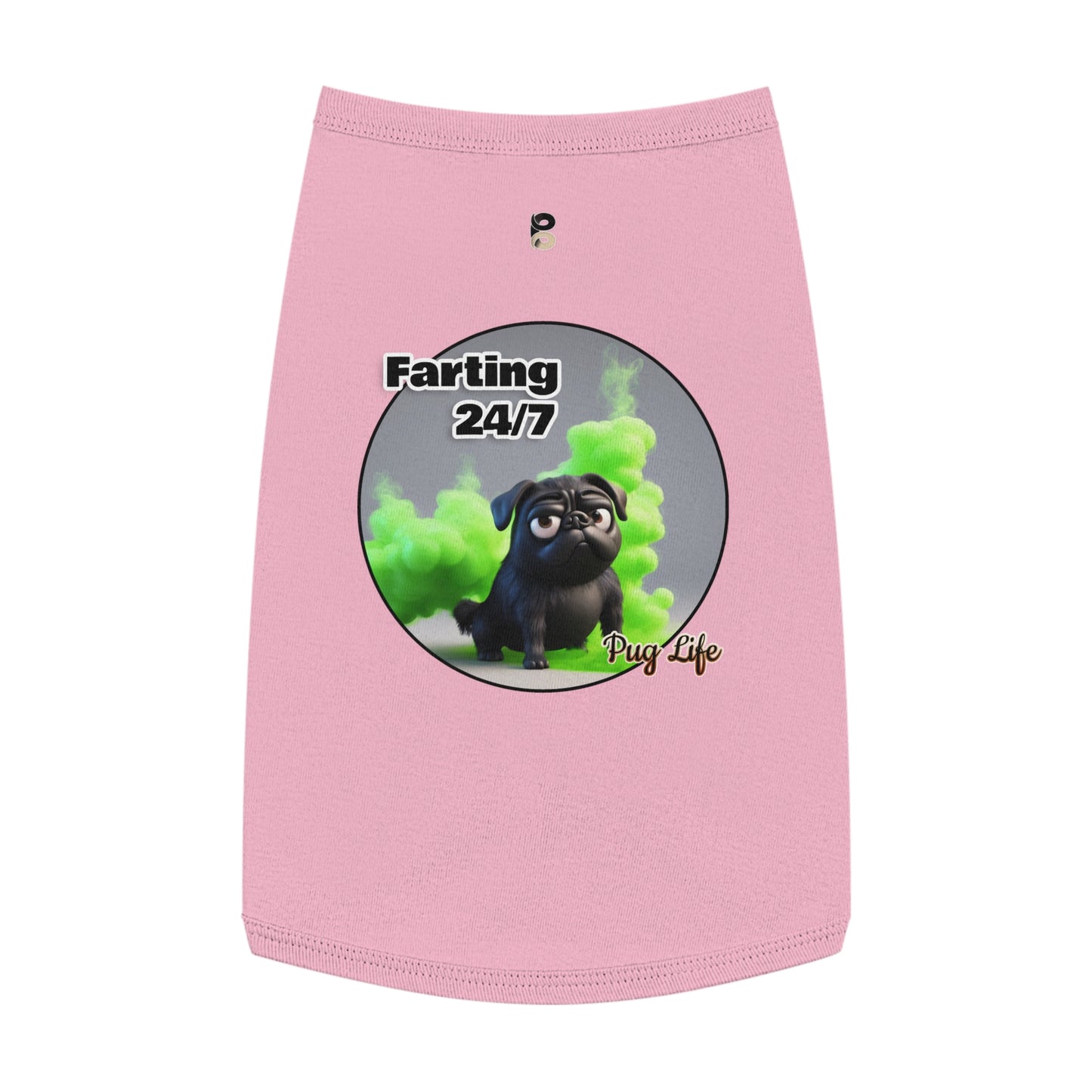 P&B Pug Life Edition Tank Top: Farting 24/7