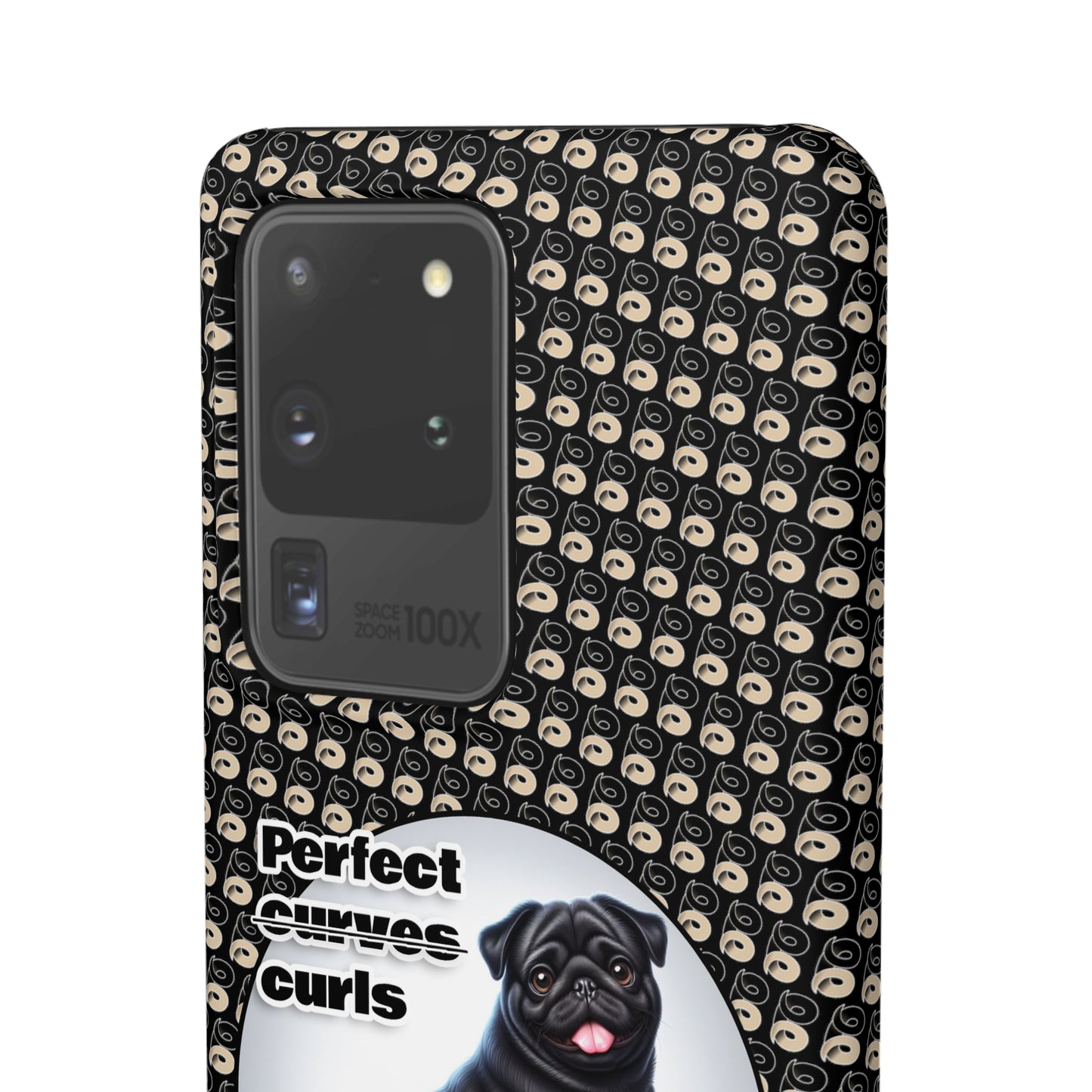 P&B Pug Life Edition: Perfect Curls - Snap Case Black