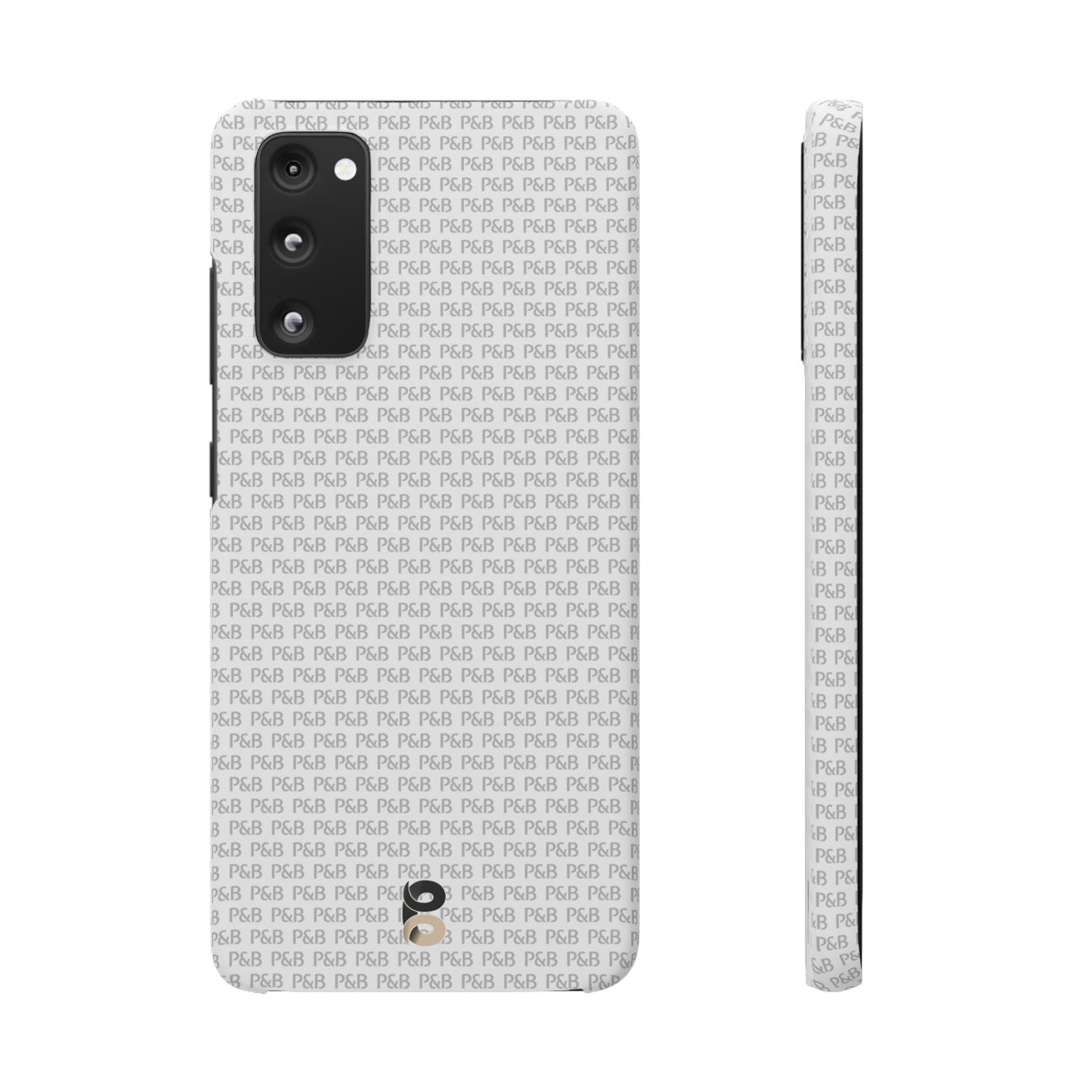 P&B White pattern - Snap Case