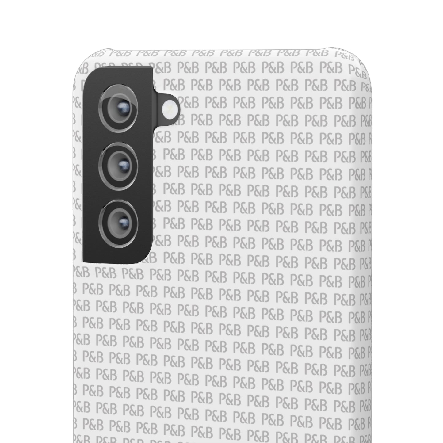 P&B White pattern - Snap Case