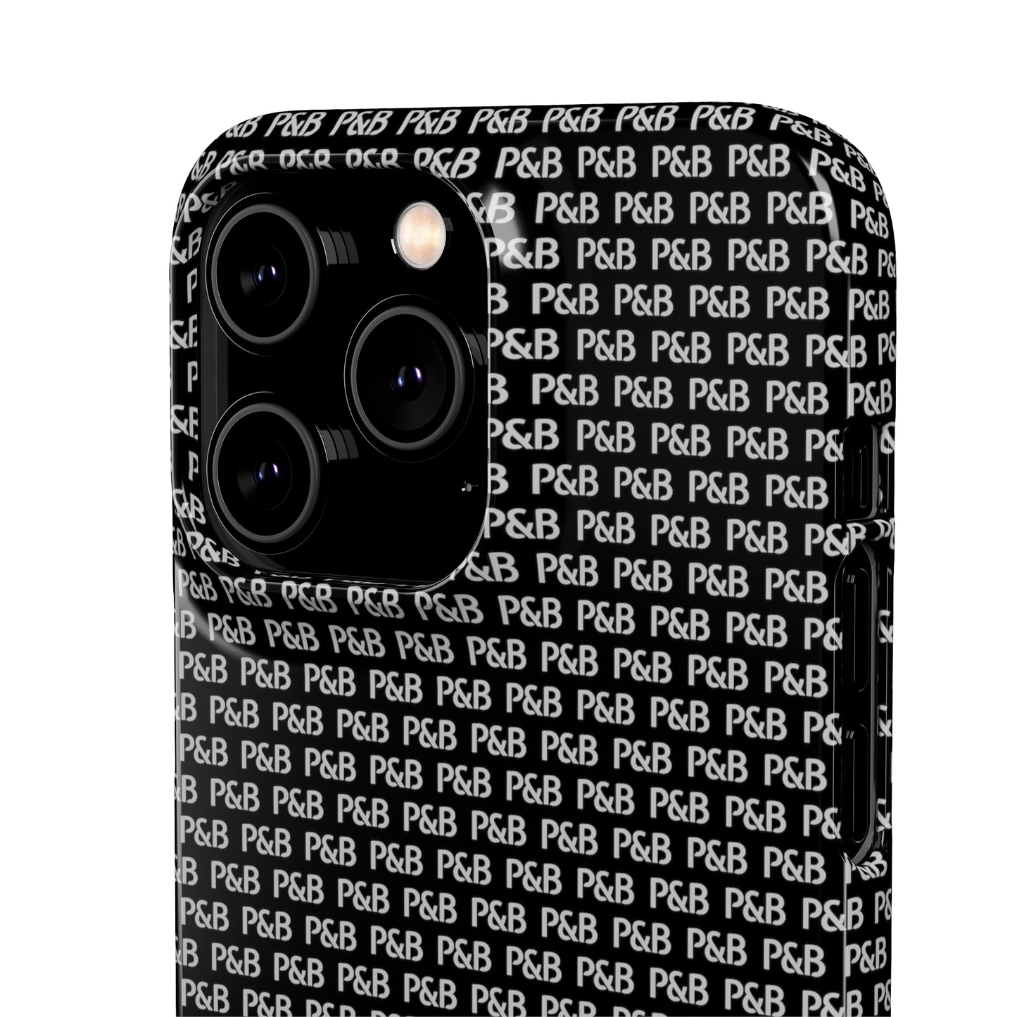 P&B Black pattern - Snap Case