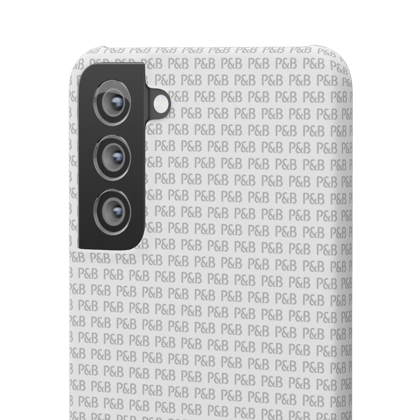 P&B White pattern - Snap Case