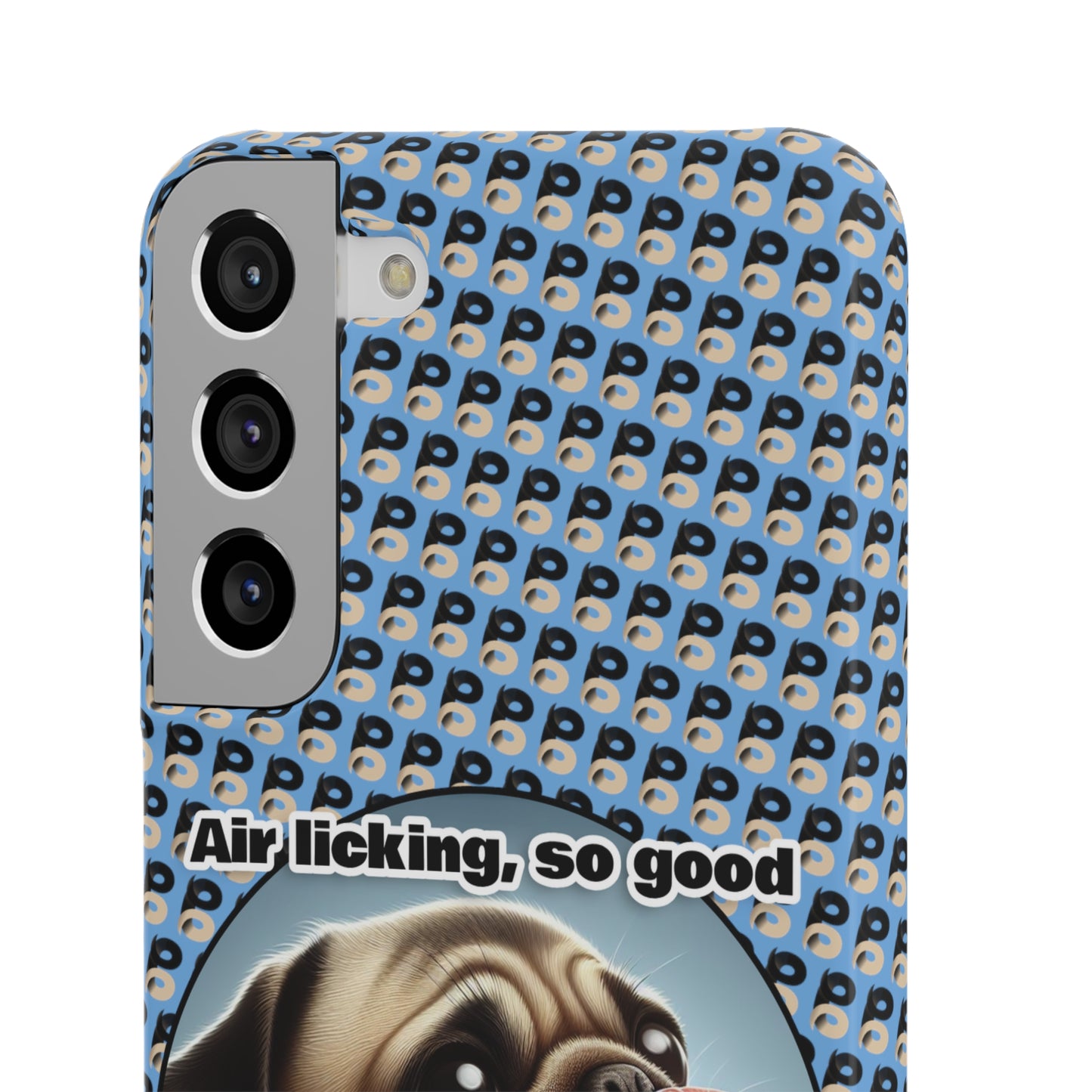 P&B Pug Life Edition: Air Licking - Snap Case Light Blue