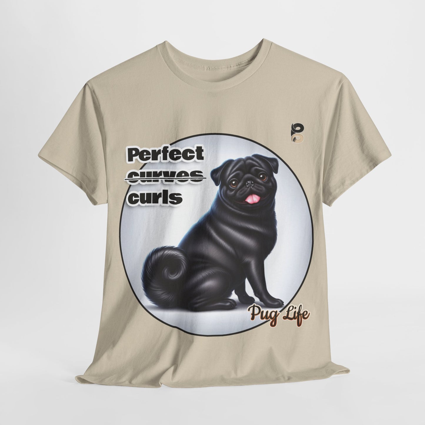 P&B Pug Life Edition: Perfect curls - Cotton Tee - Unisex