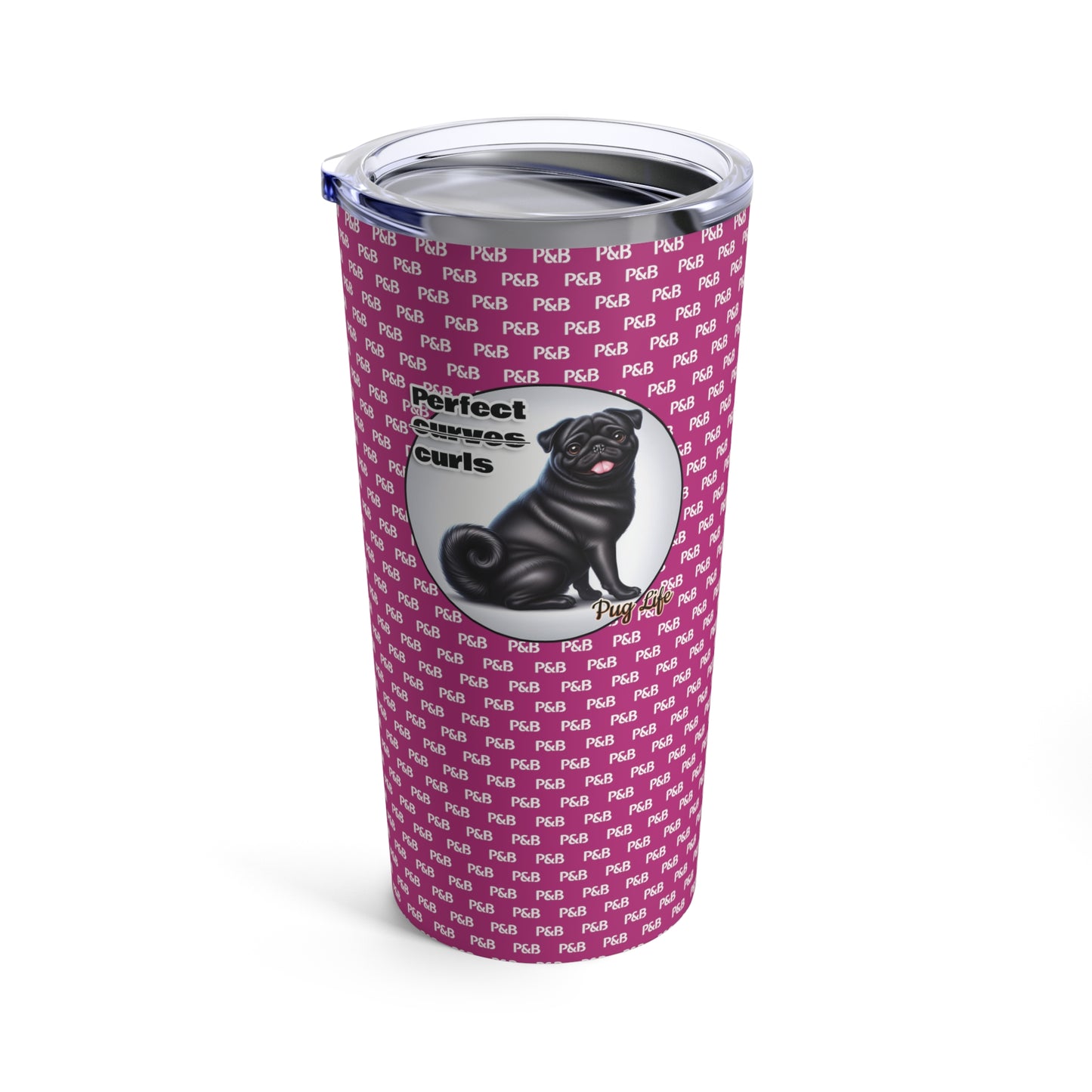 P&B Edition: Perfect Curves - Tumbler 20oz - Pink