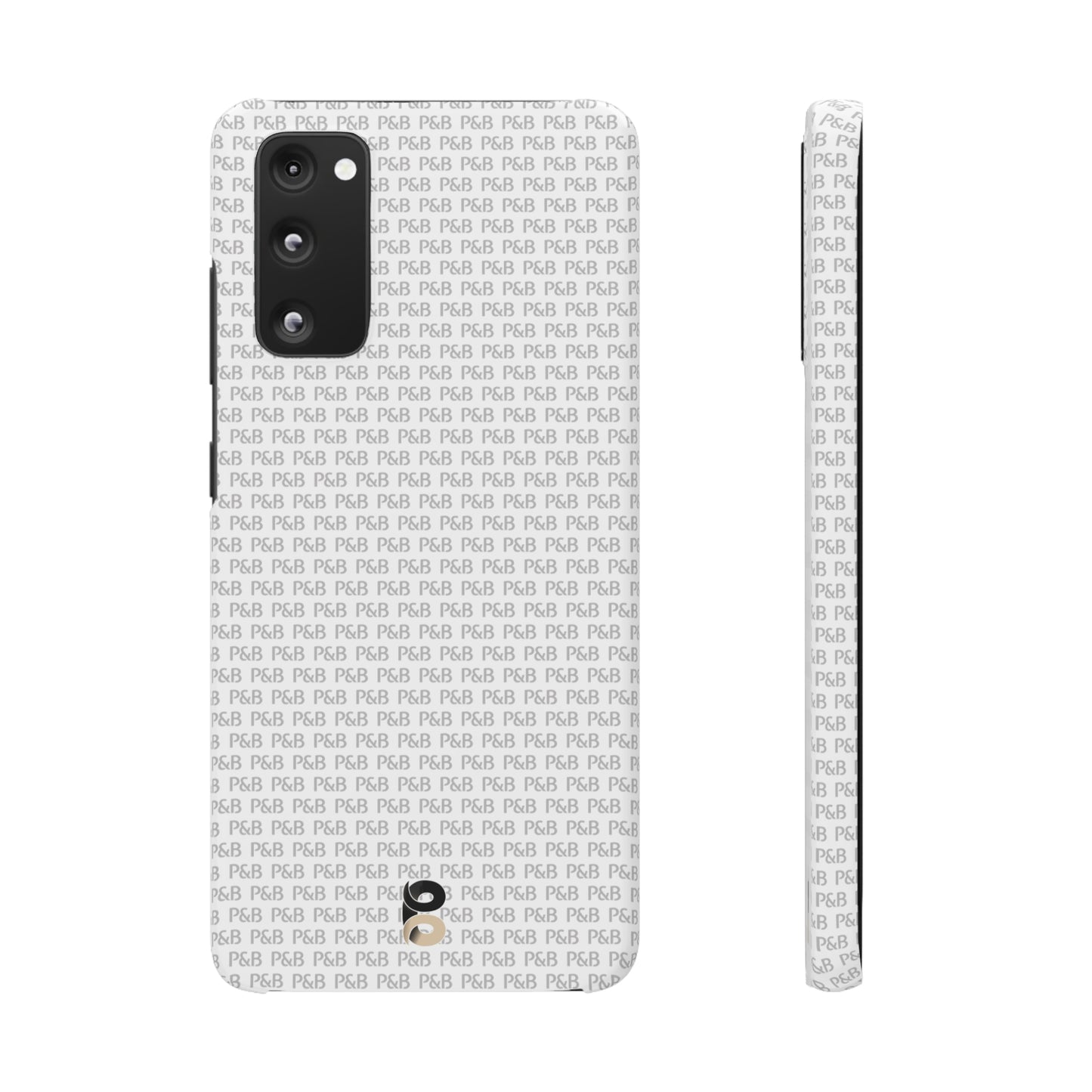 P&B White pattern - Snap Case