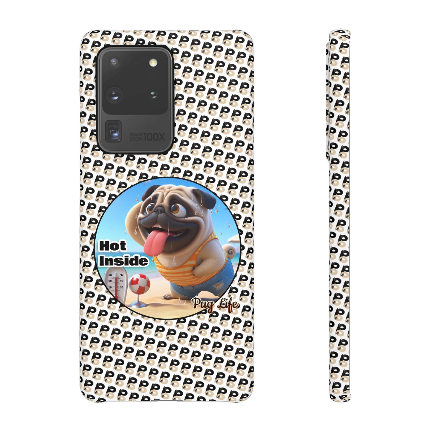 P&B Pug Life Edition: Hot Inside - Snap Case