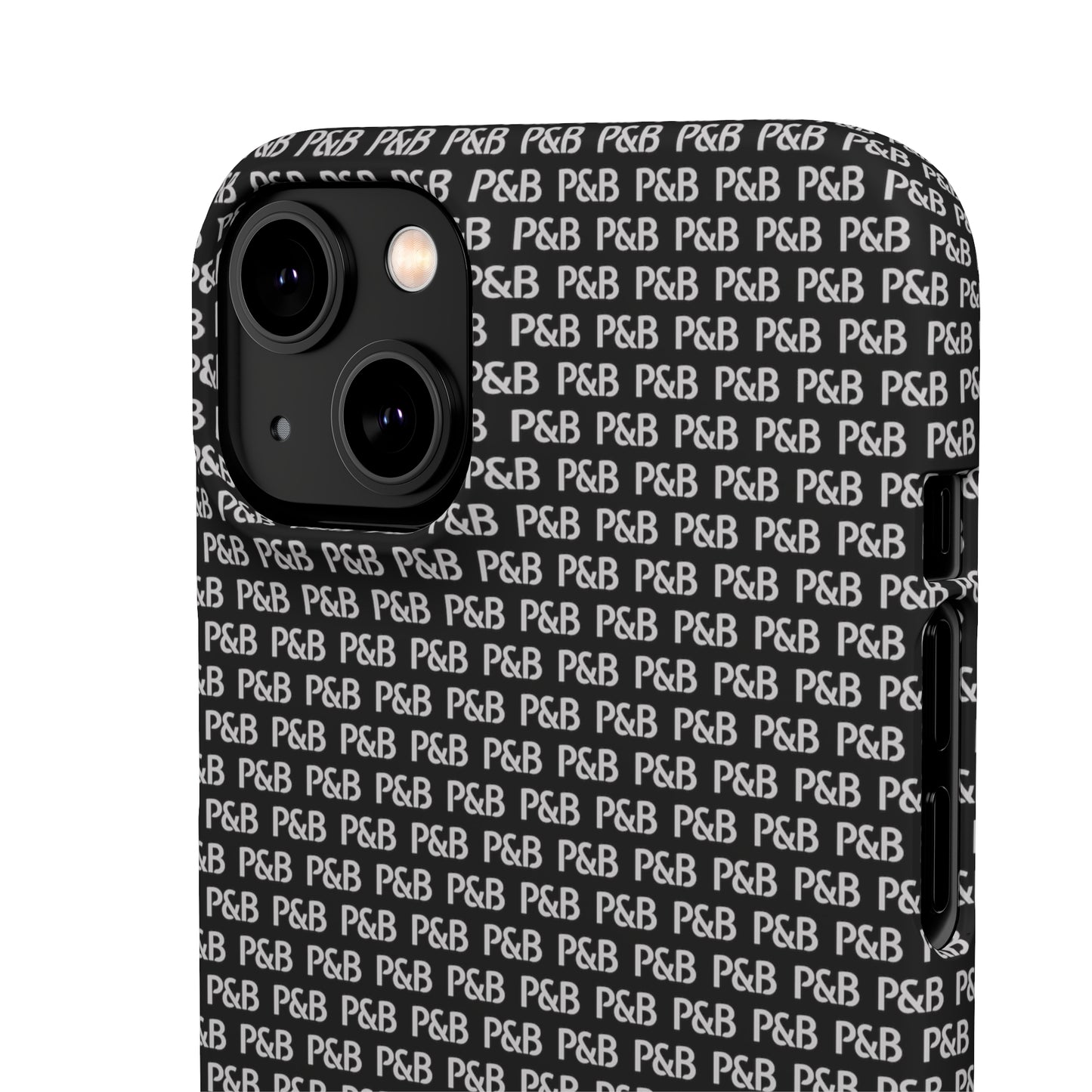 P&B Black pattern - Snap Case