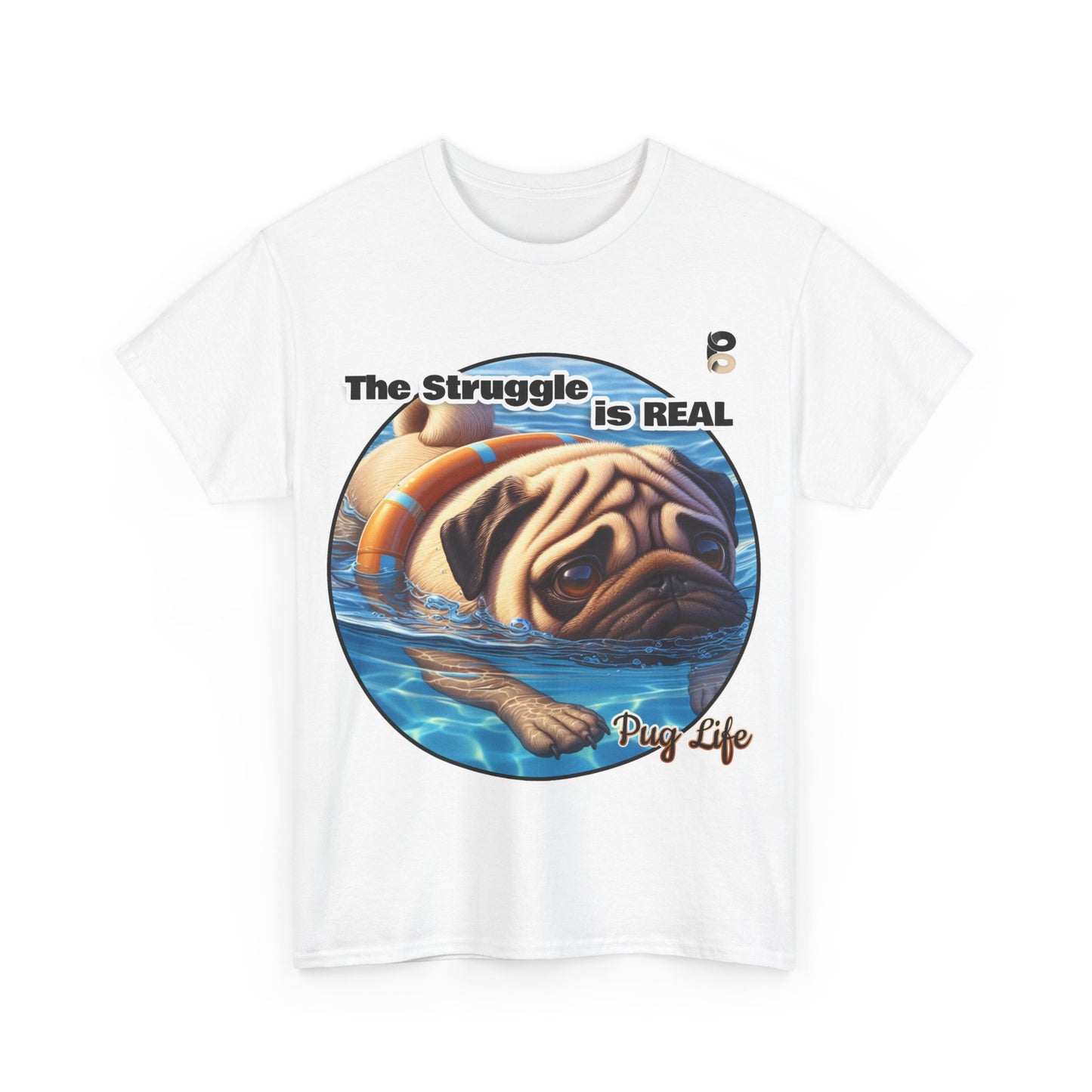 P&B Pug Life Edition: The Struggle - Cotton Tee - Unisex