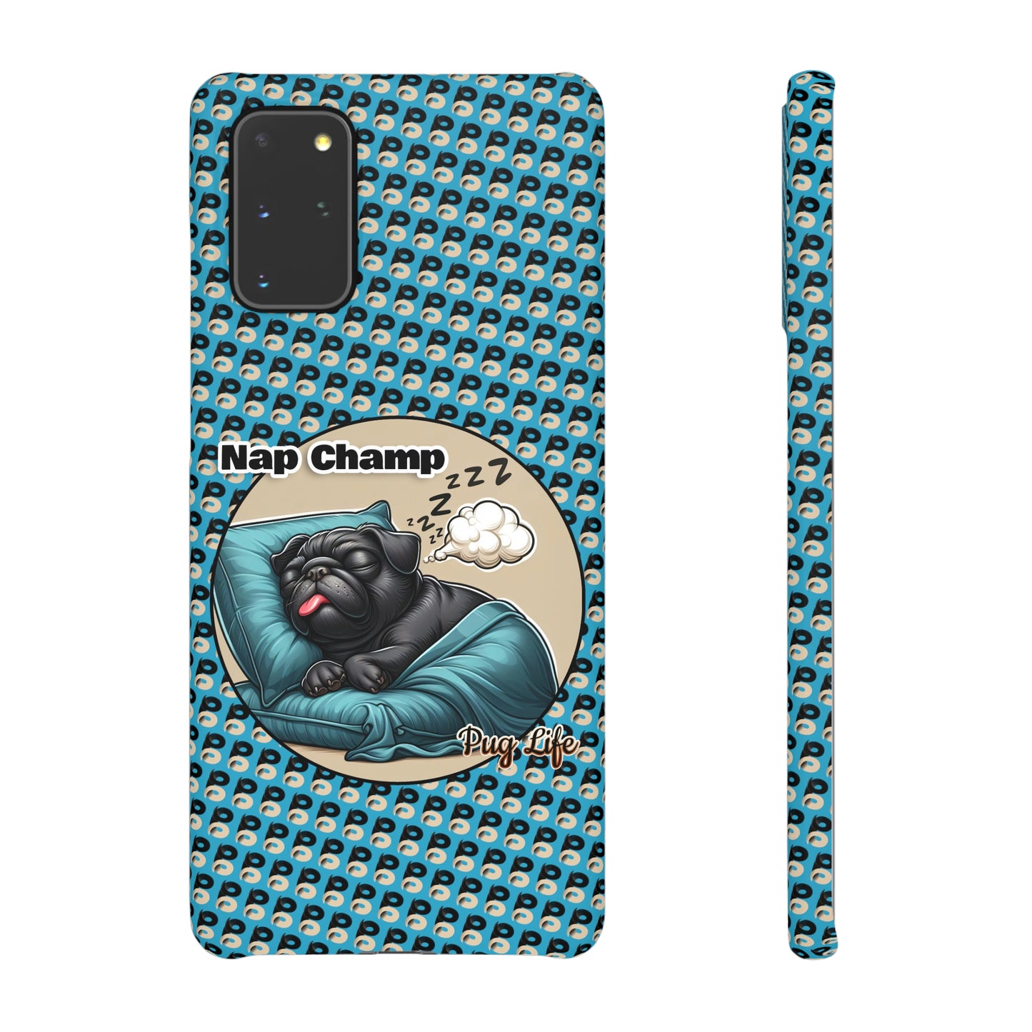 P&B Pug Life Edition: Nap Champ - Snap Case Blue