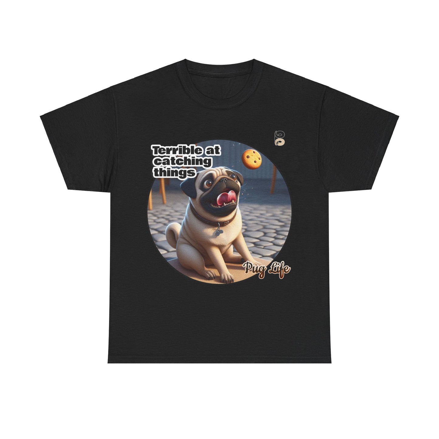 P&B Pug Life Edition: Terrible at Catching - Cotton Tee - Unisex