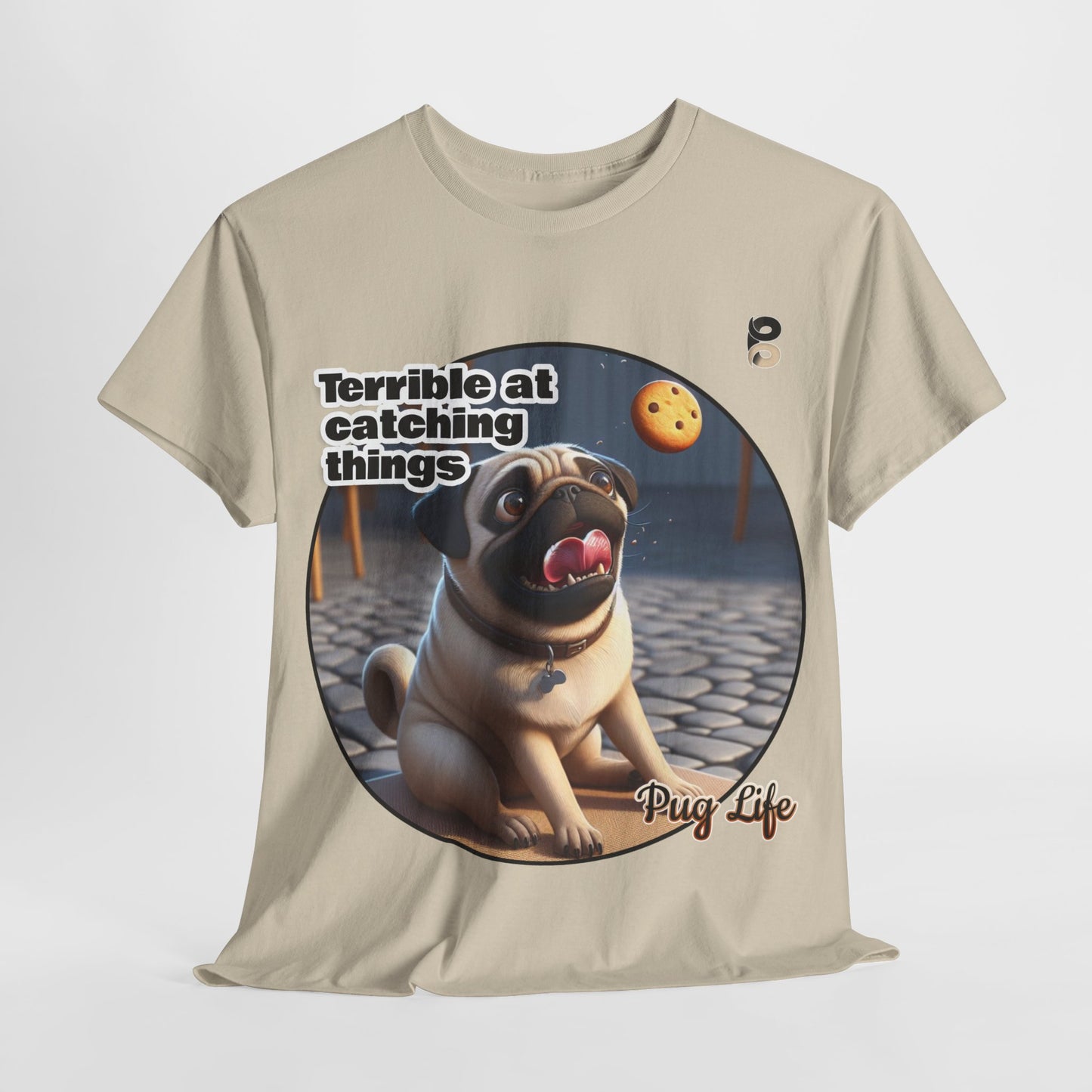 P&B Pug Life Edition: Terrible at Catching - Cotton Tee - Unisex