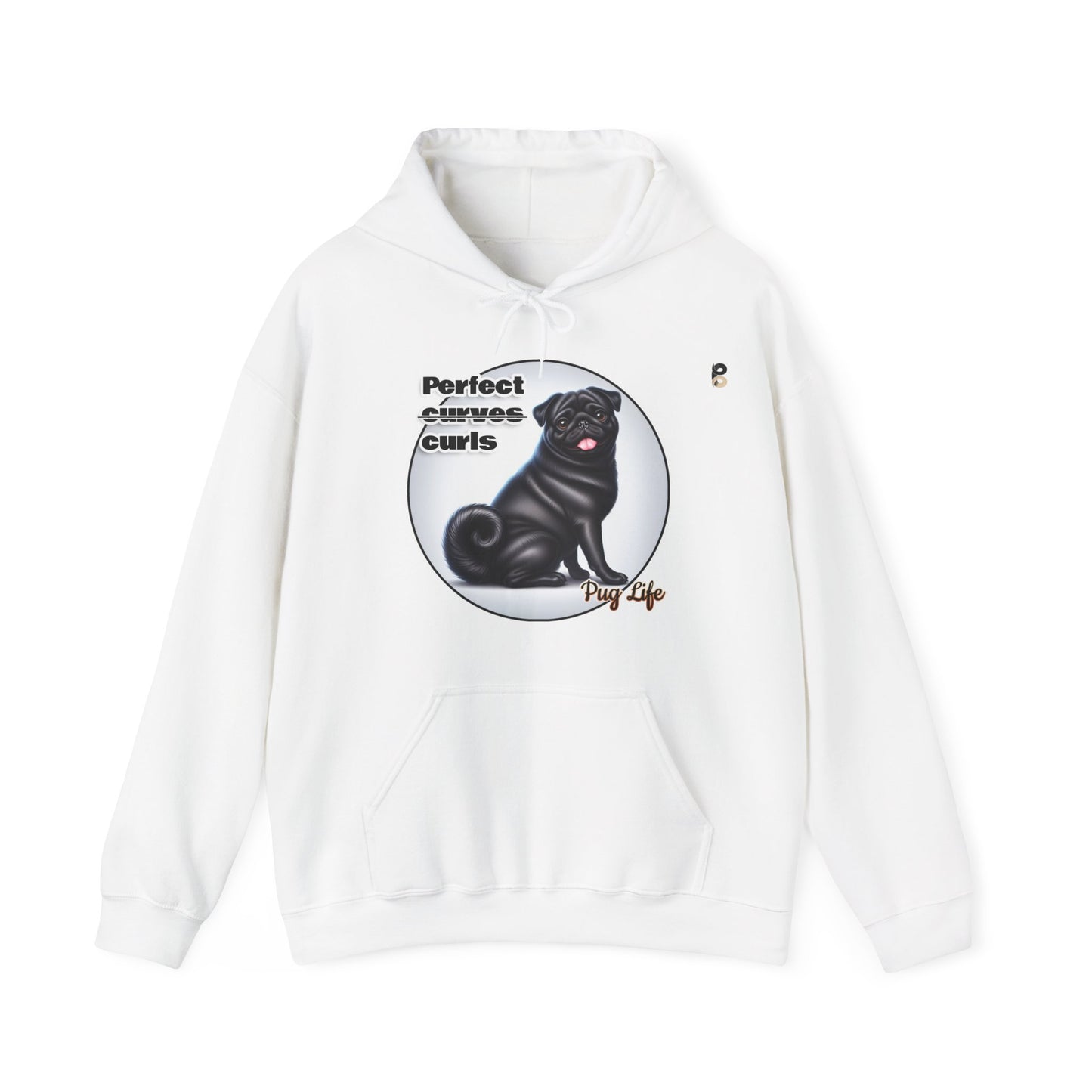 P&B Pug Life: Perfect Curls - Unisex Hooded Sweatshirt