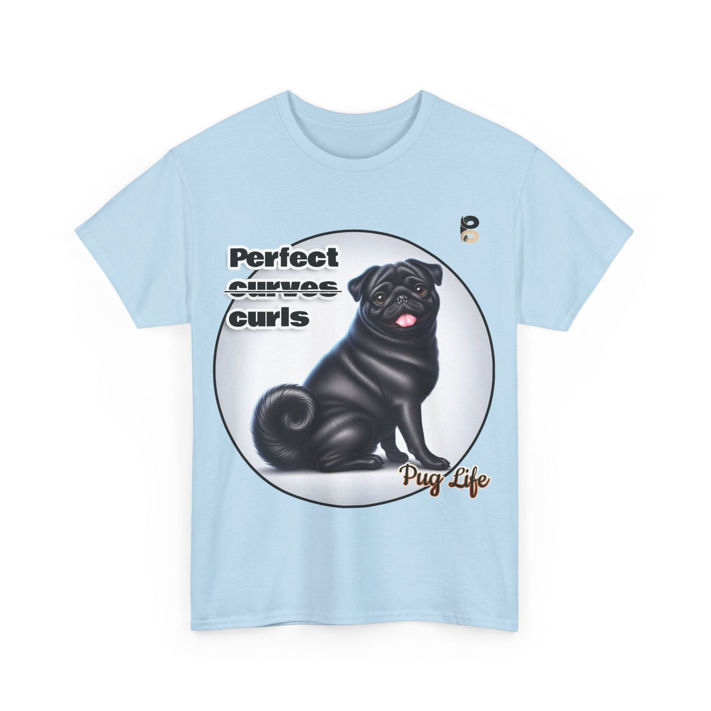 P&B Pug Life Edition: Perfect curls - Cotton Tee - Unisex