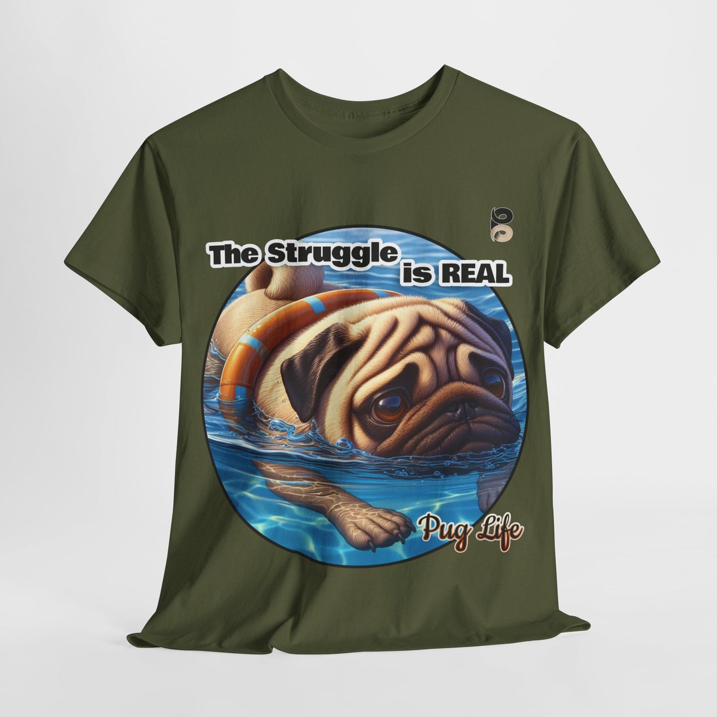 P&B Pug Life Edition: The Struggle - Cotton Tee - Unisex