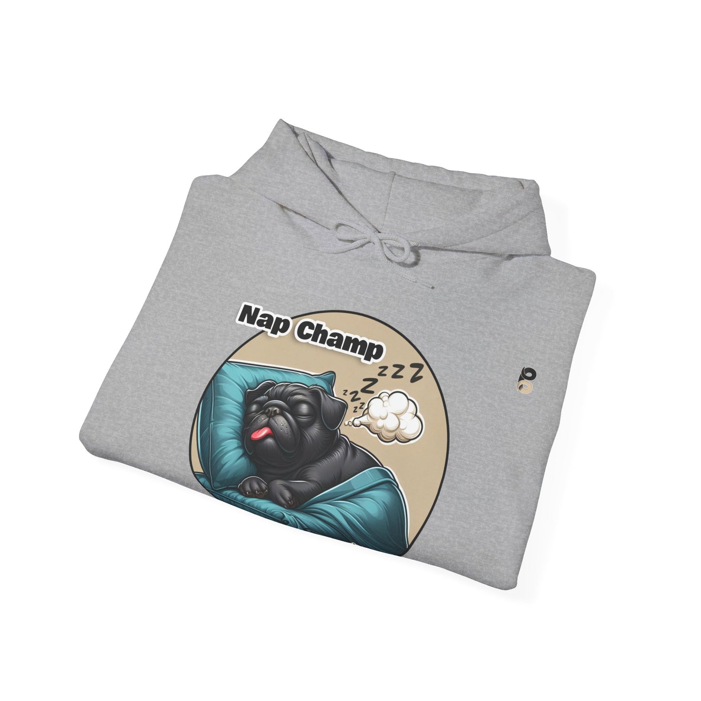 P&B Pug Life: Nap Champ - Unisex Hooded Sweatshirt