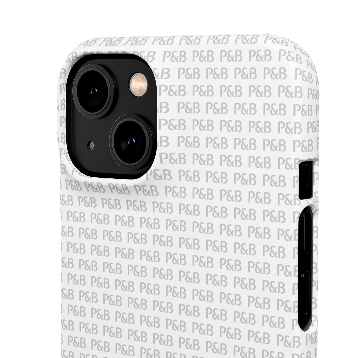 P&B White pattern - Snap Case