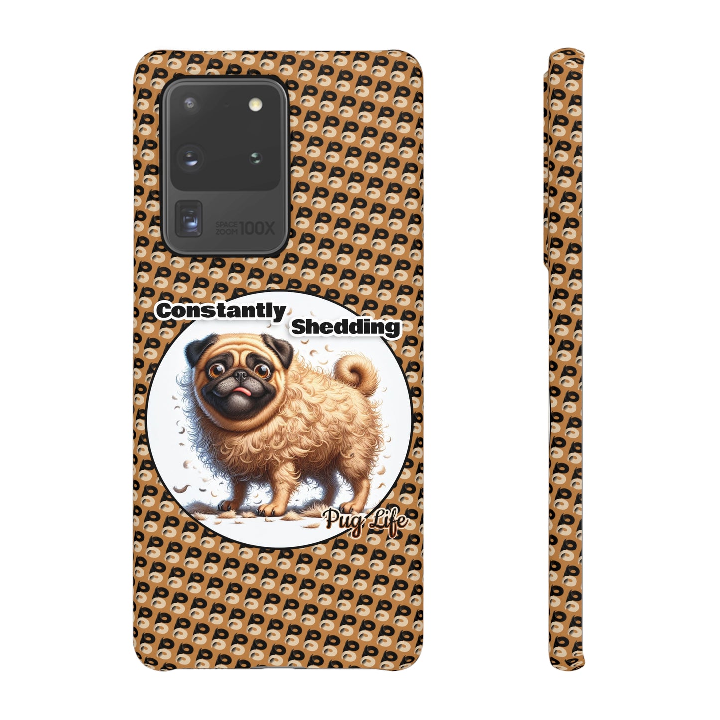 P&B Pug Life Edition: Constantly Shedding - Snap Case Brown