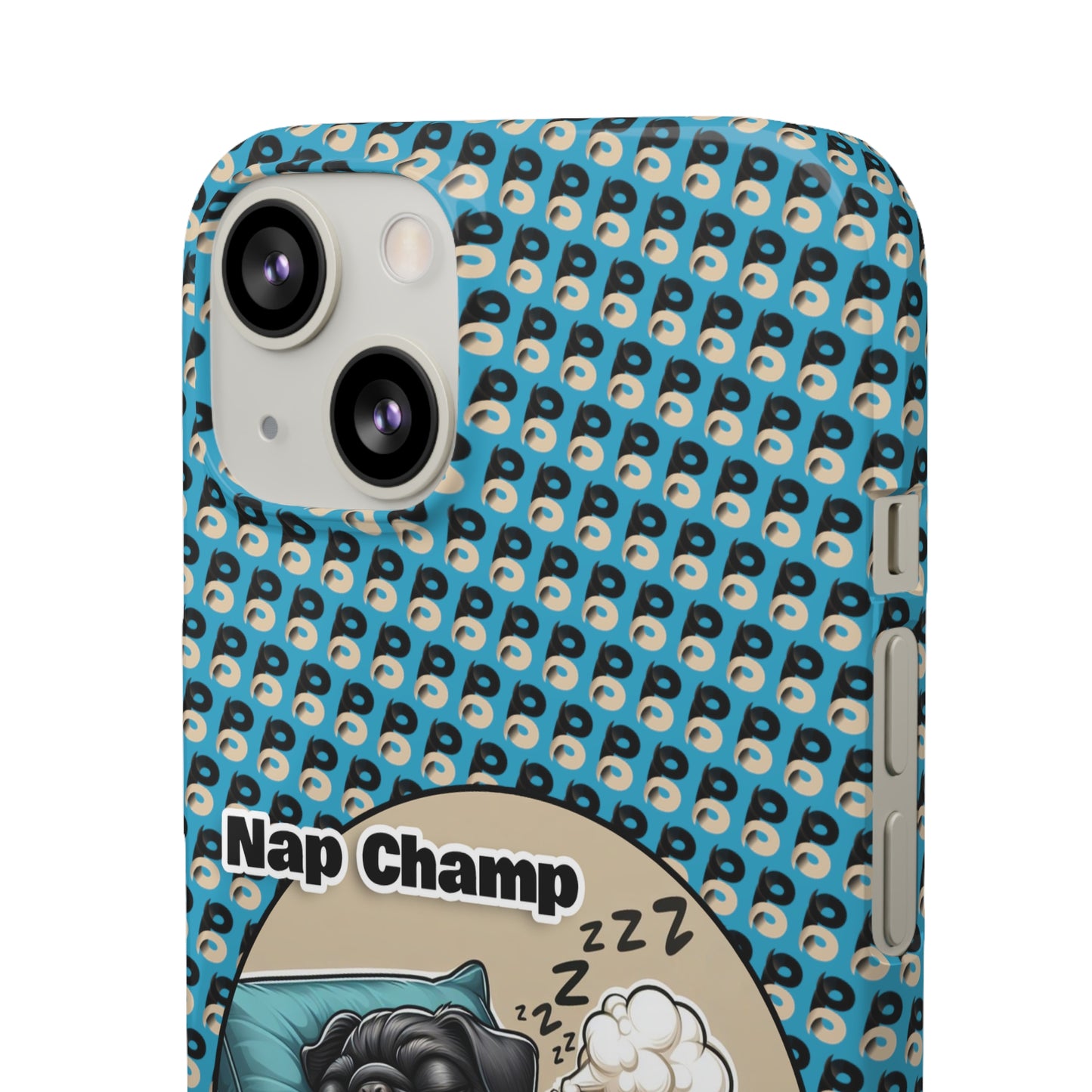 P&B Pug Life Edition: Nap Champ - Snap Case Blue