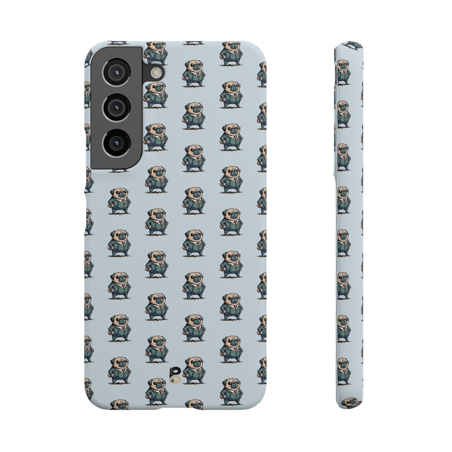 P&B Angry Boss Pug Pattern - Snap Case