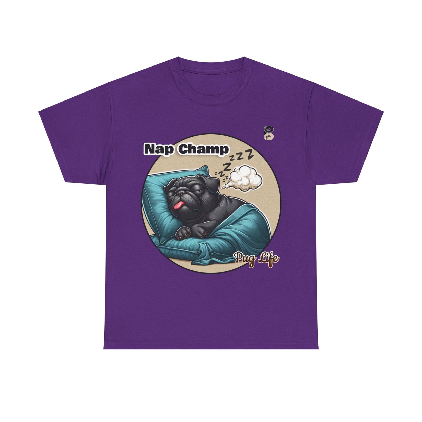 P&B Pug Life Edition: Nap Champ - Cotton Tee - Unisex