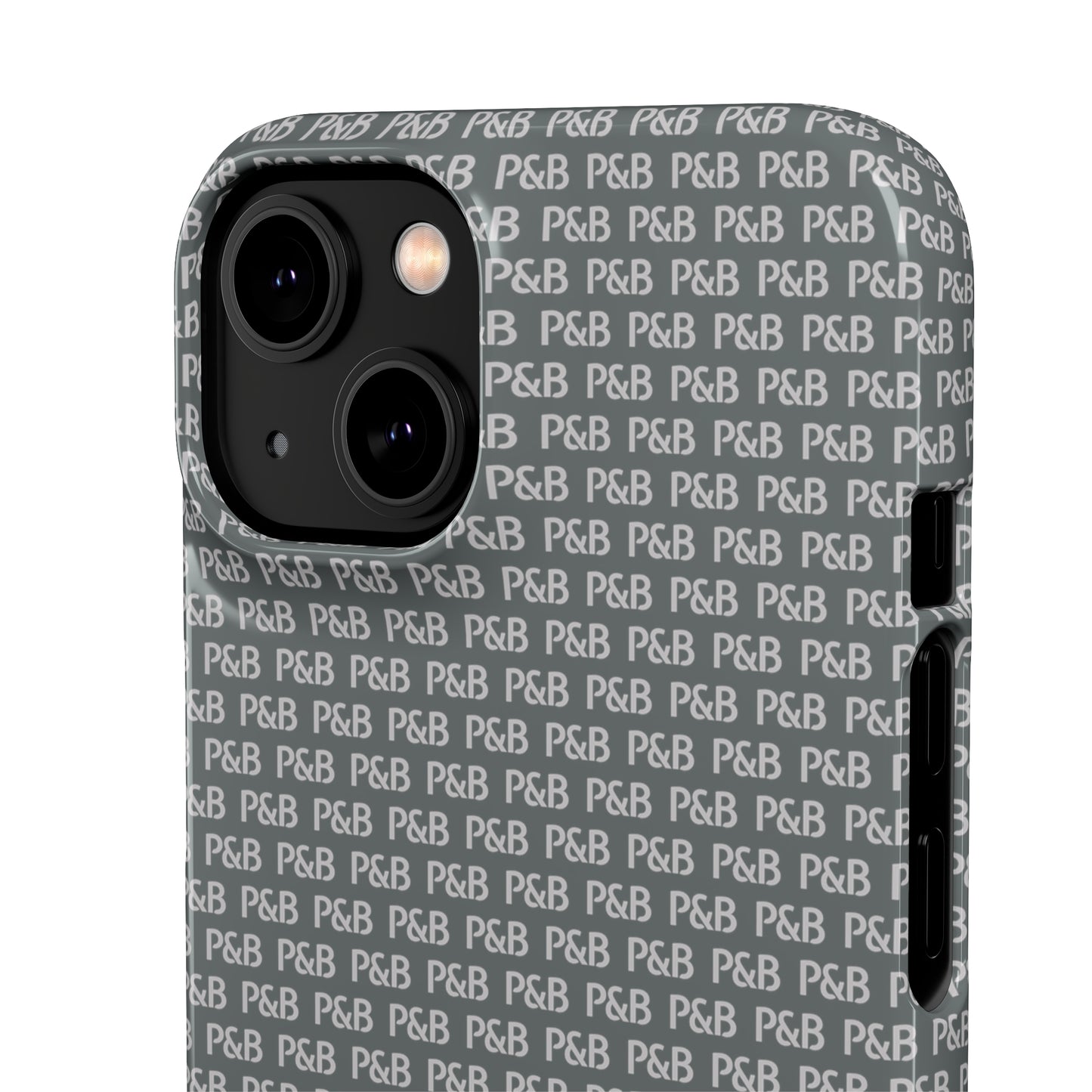 P&B Dark gray pattern - Snap Case