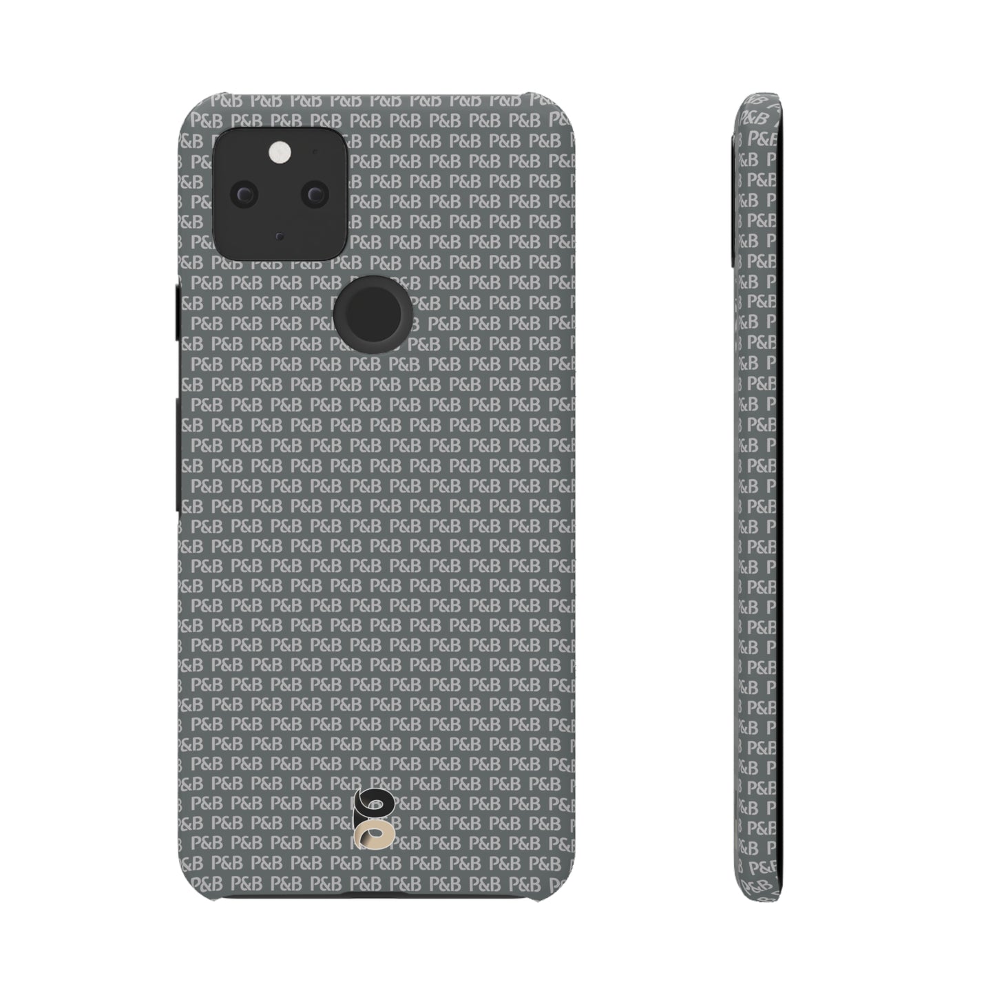 P&B Dark gray pattern - Snap Case