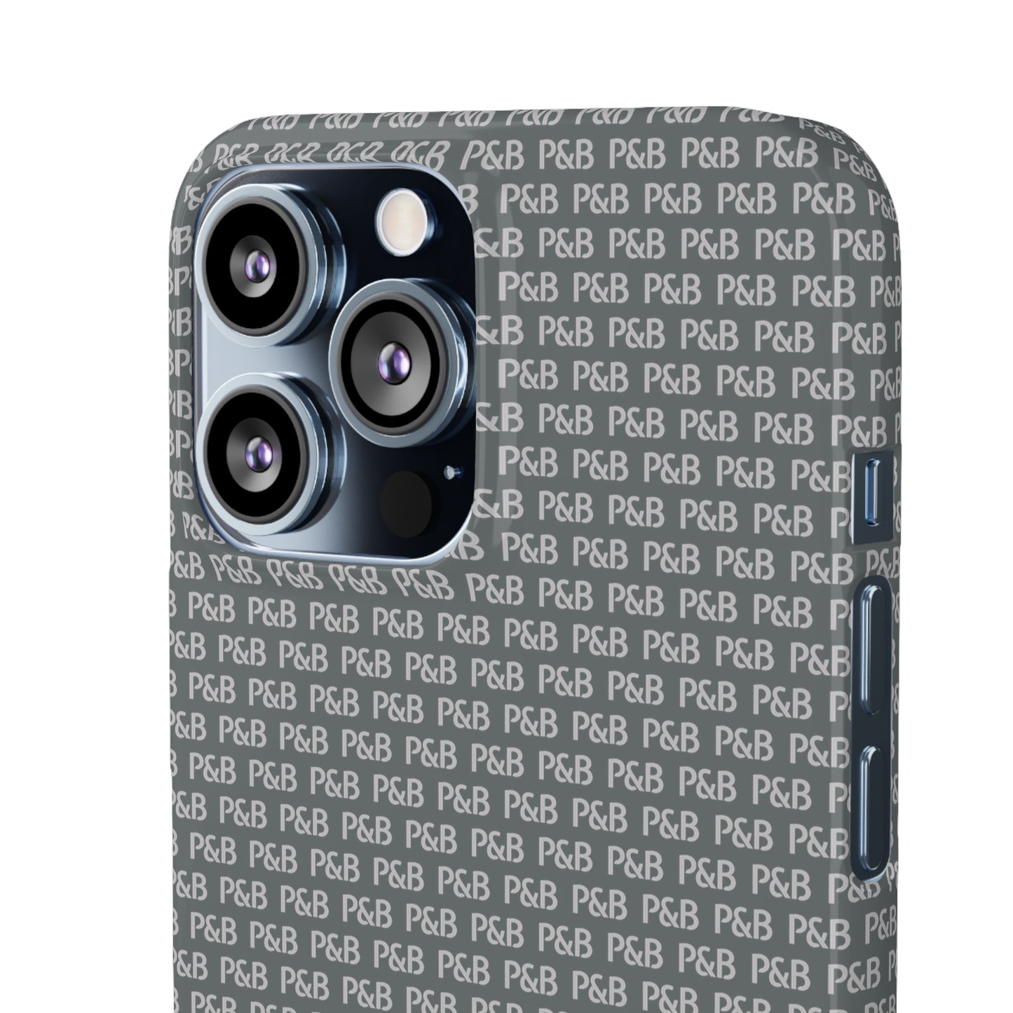 P&B Dark gray pattern - Snap Case