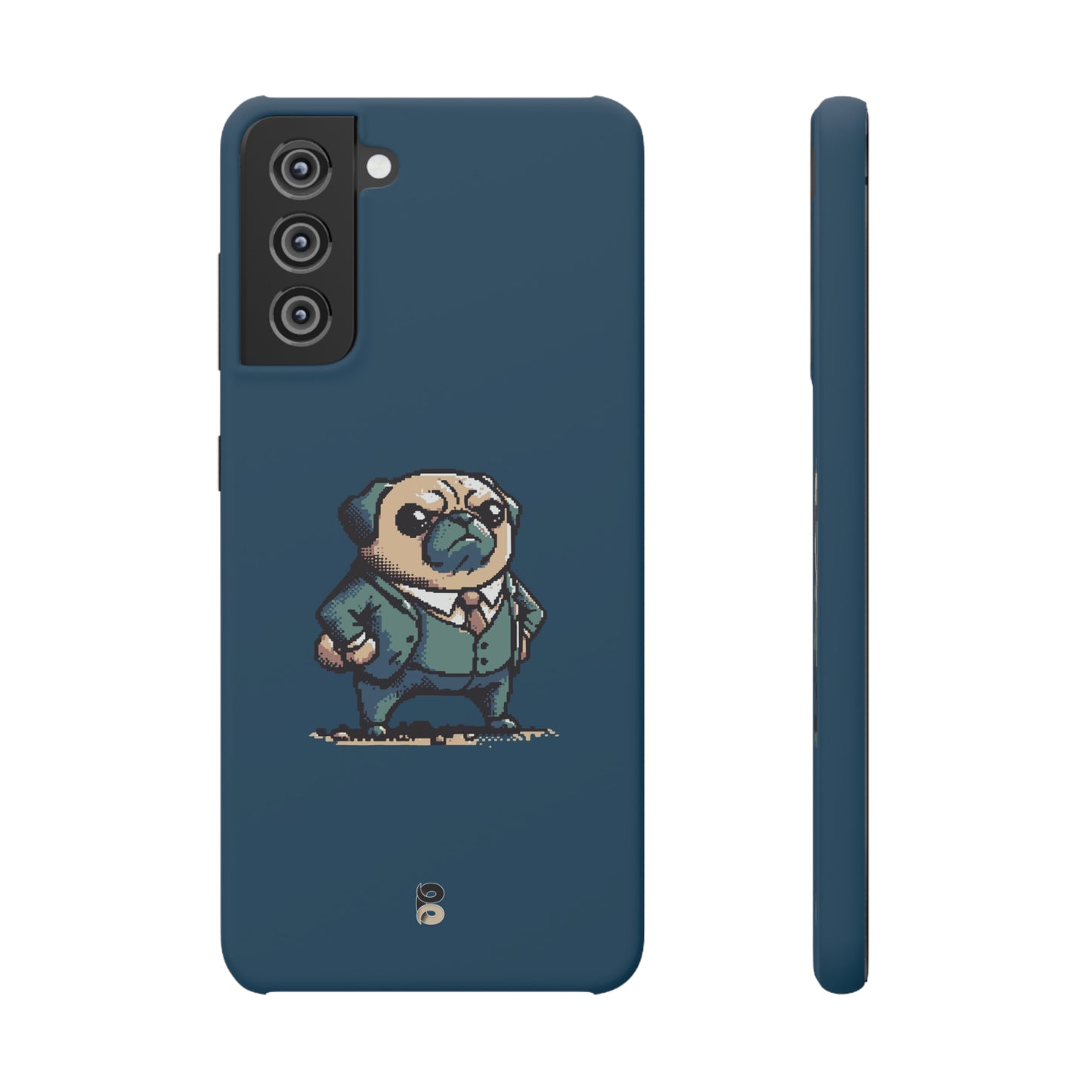 P&B Angry Boss Pug - Snap Case