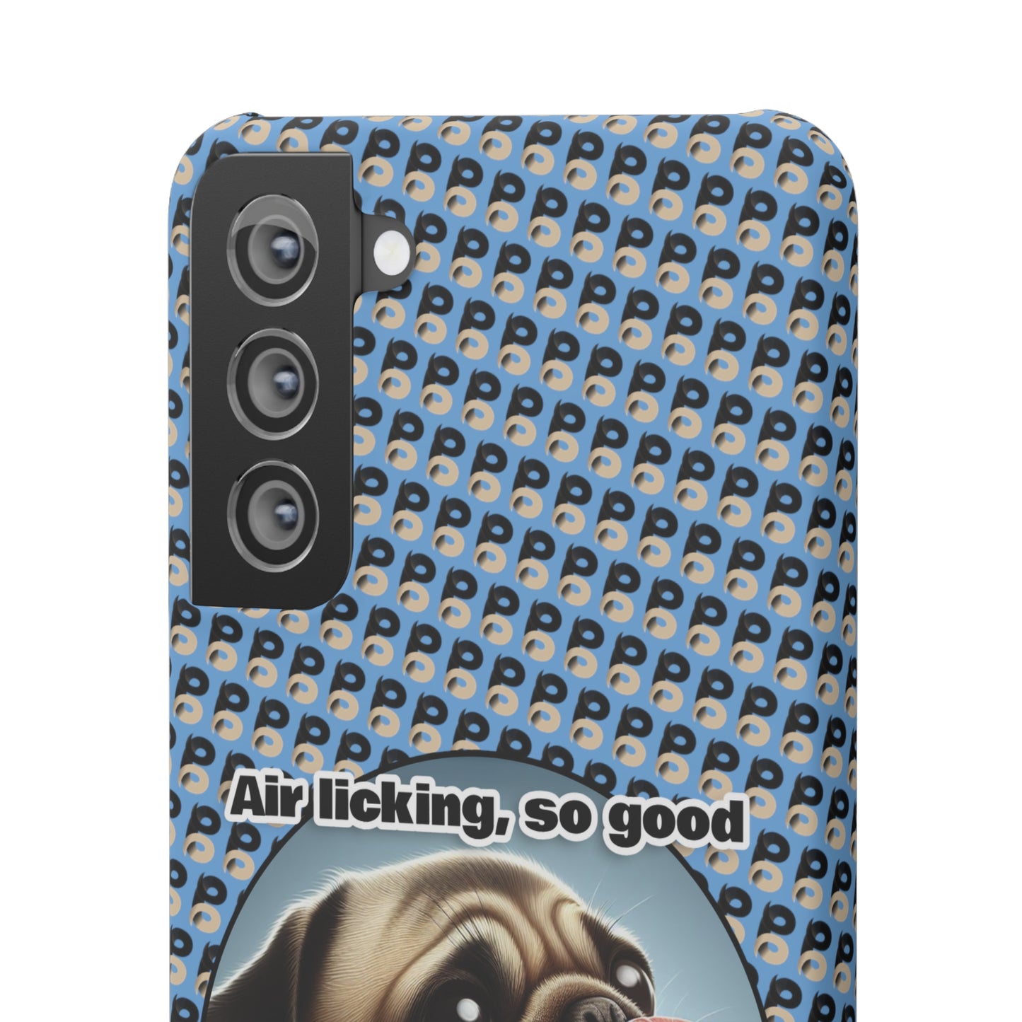 P&B Pug Life Edition: Air Licking - Snap Case Light Blue