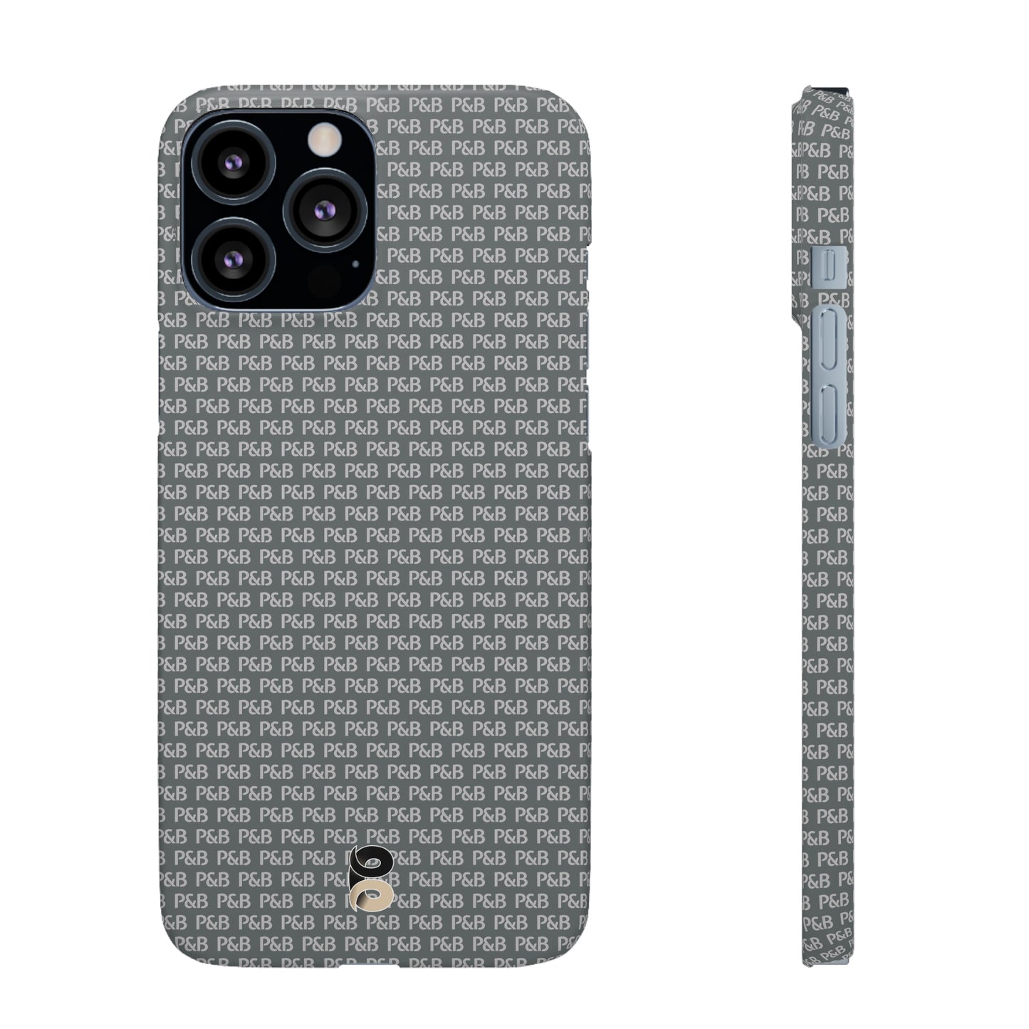 P&B Dark gray pattern - Snap Case