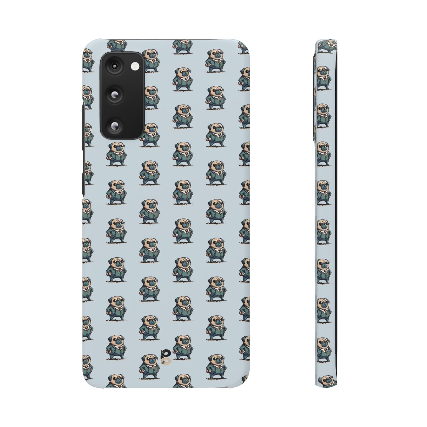 P&B Angry Boss Pug Pattern - Snap Case