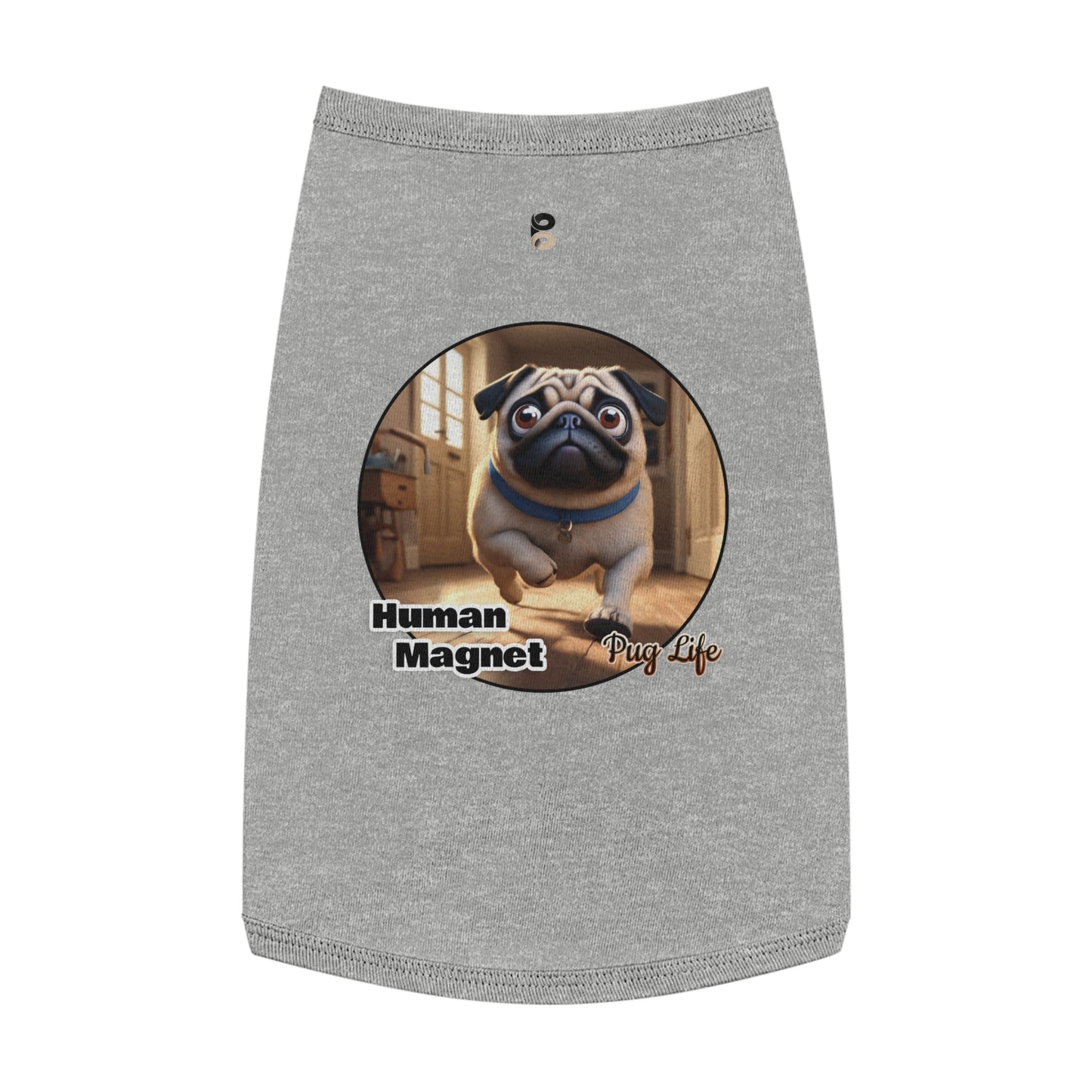 P&B Pug Life Edition Tank Top: Human Magnet