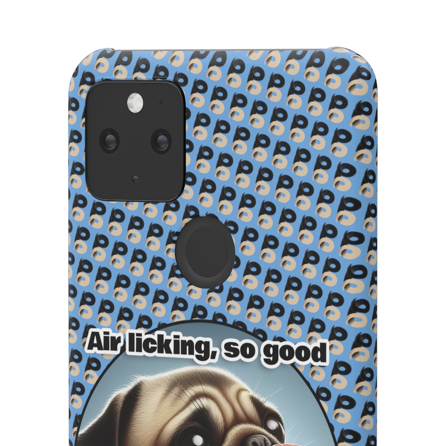 P&B Pug Life Edition: Air Licking - Snap Case Light Blue